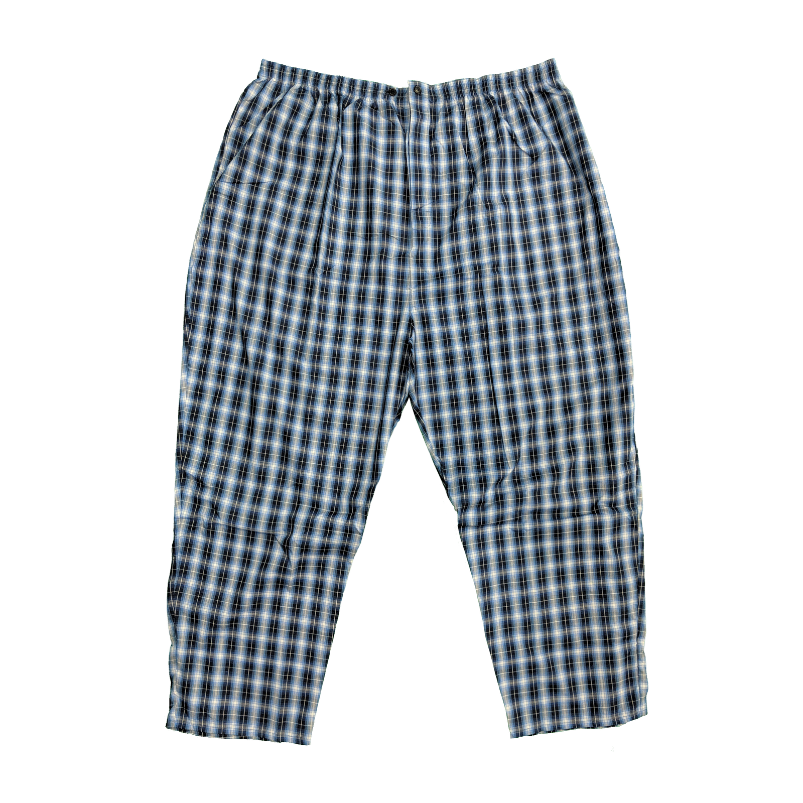Kings Club PJs (Shirt & Trousers) - 257039 - Blue Check