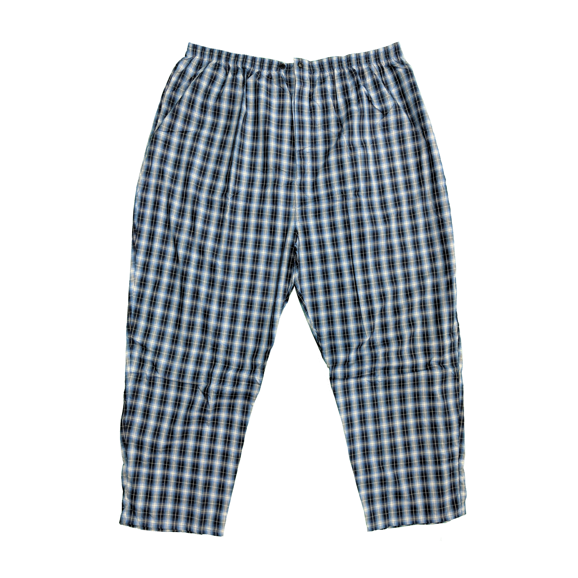 Kings Club PJs (Shirt & Trousers) - 257039 - Blue Check
