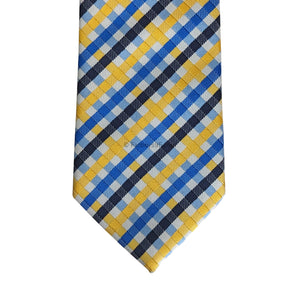 Kensington Tie - J27216 - Yellow / Blue 2