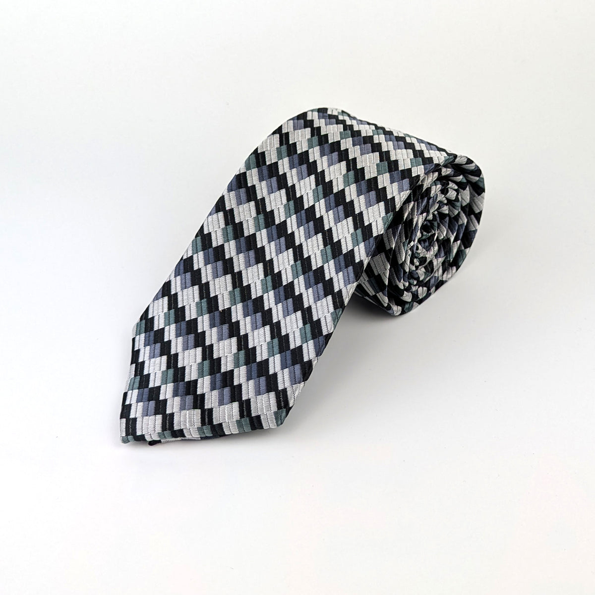 Kensington Tie - P385 - Grey 1