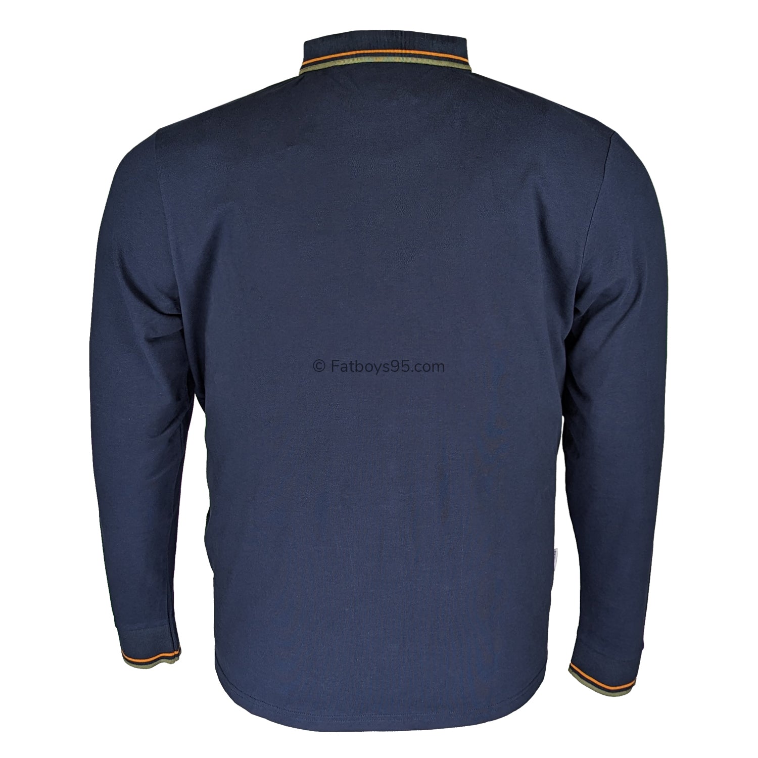 Lambretta L/S Twin Tipped Polo - LB3224 - Navy 3