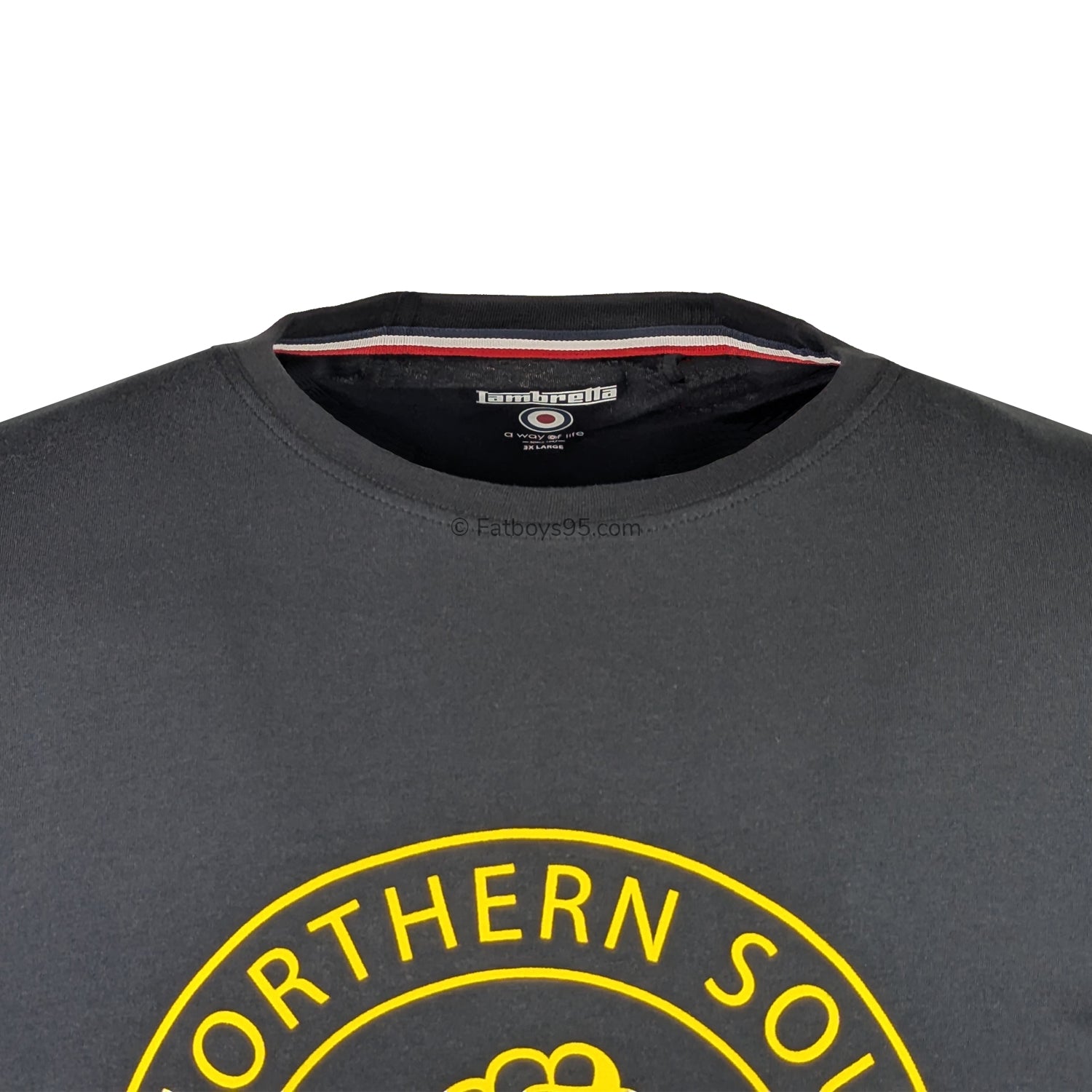 Lambretta Northern Soul T-Shirt - LB4245 - Black / Gold 2