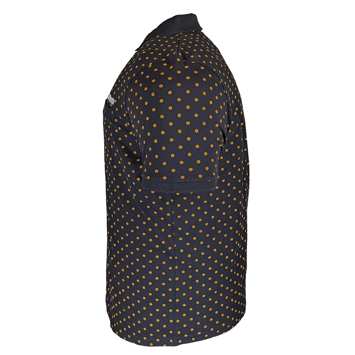 Lambretta Target AOP Premium Polo - LB4299 - Black