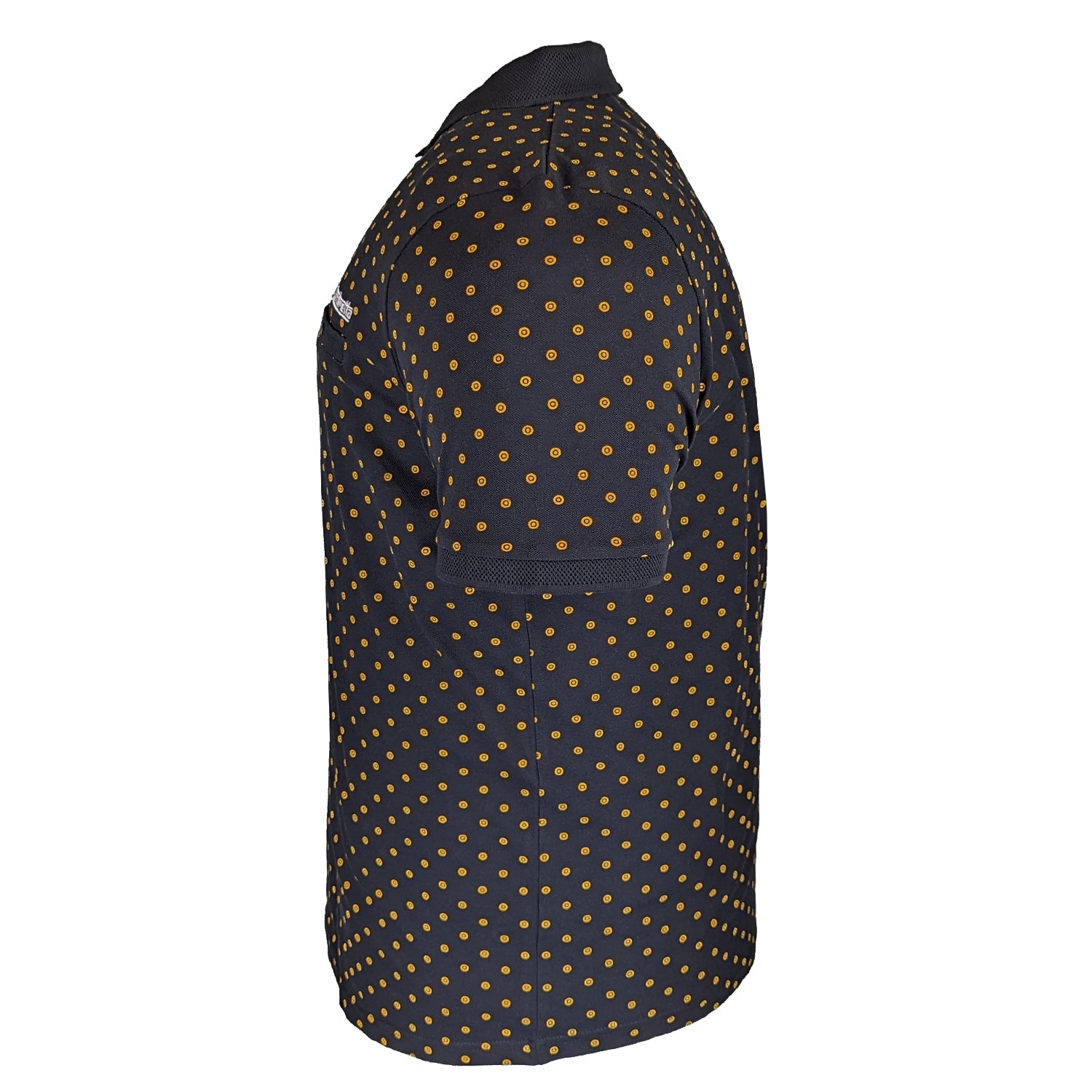 Lambretta Target AOP Premium Polo - LB4299 - Black