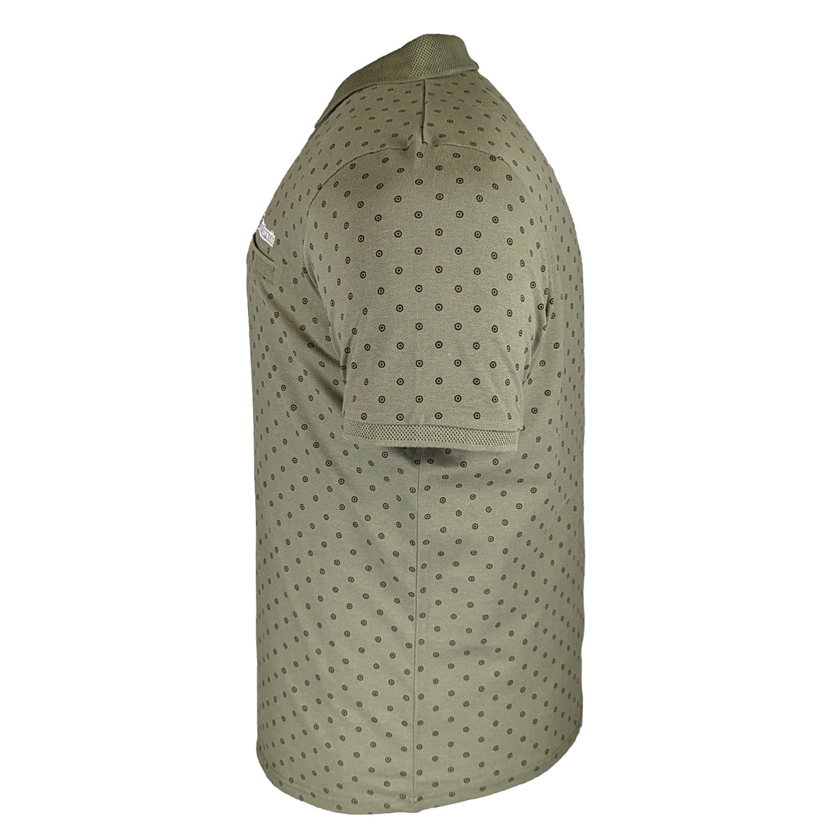 Lambretta Target AOP Premium Polo - LB4299 - Khaki