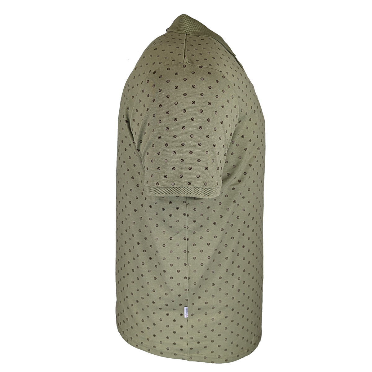 Lambretta Target AOP Premium Polo - LB4299 - Khaki