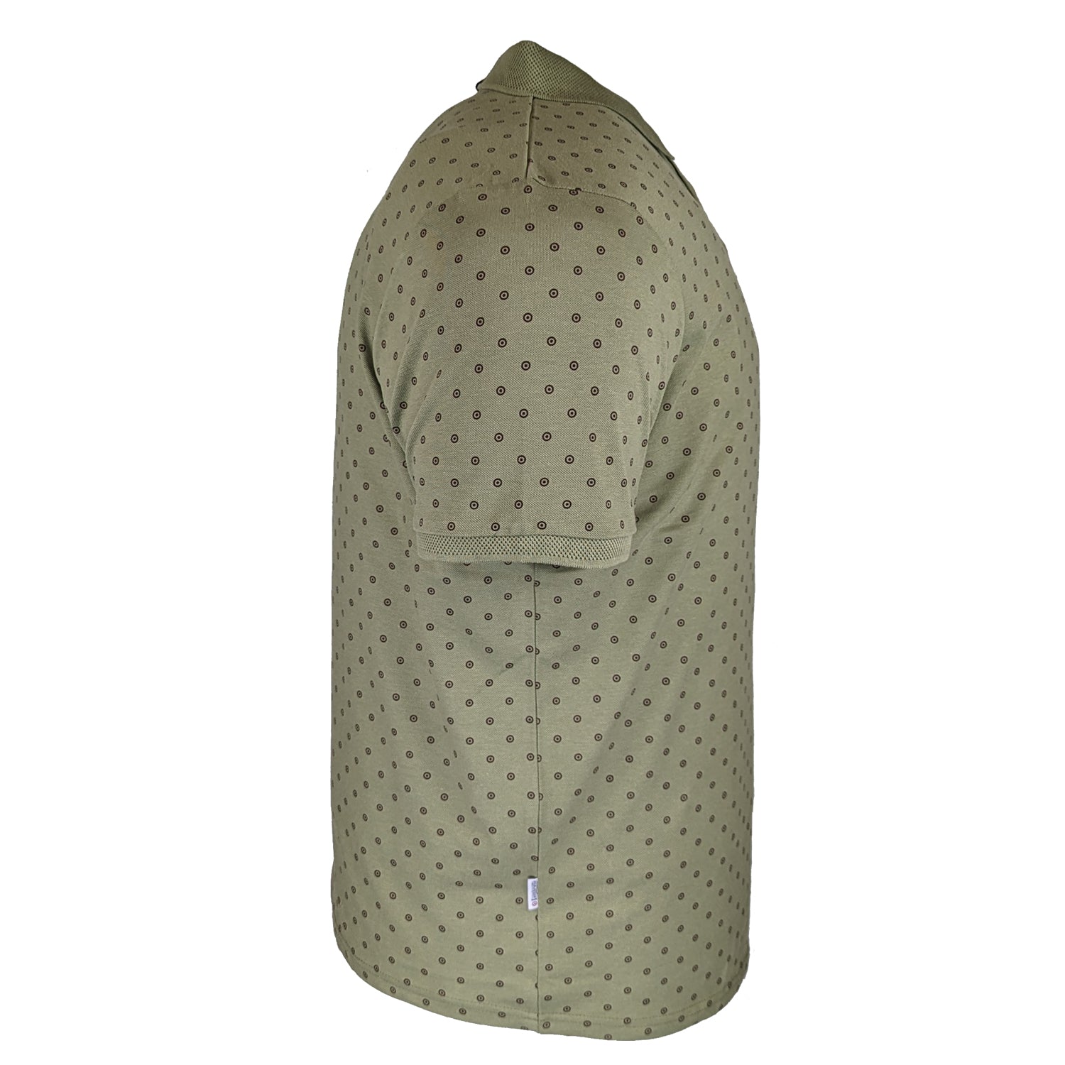 Lambretta Target AOP Premium Polo - LB4299 - Khaki