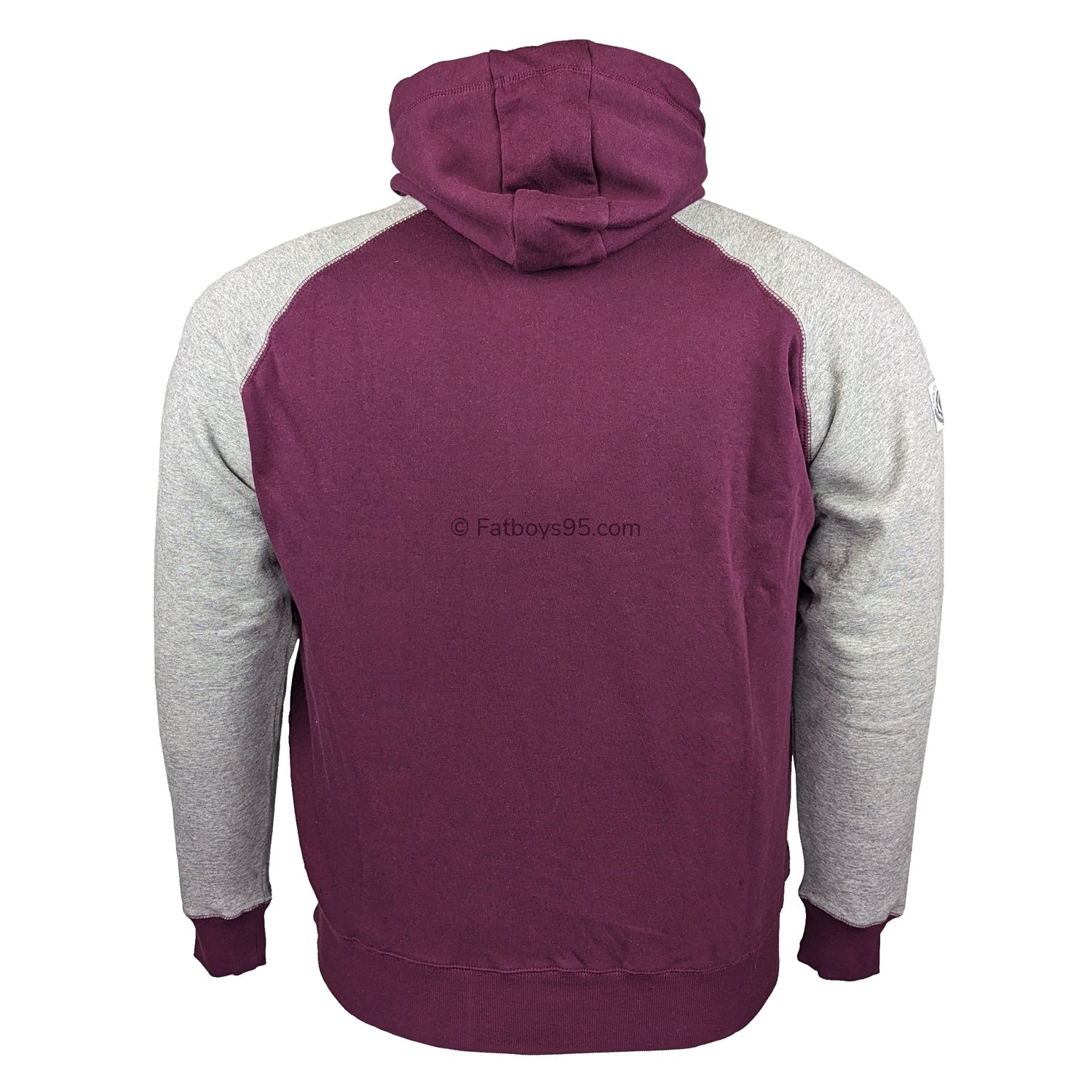 Loyalty & Faith Full Zip Hoody - WY117 - Grey / Burg 2