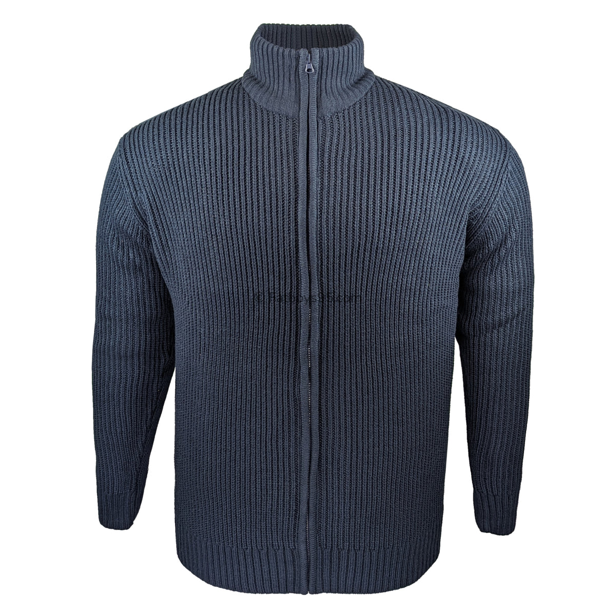 Metaphor Full Zip Sweater - 02426 - Navy 1