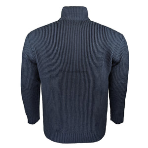 Metaphor Full Zip Sweater - 02426 - Navy 2