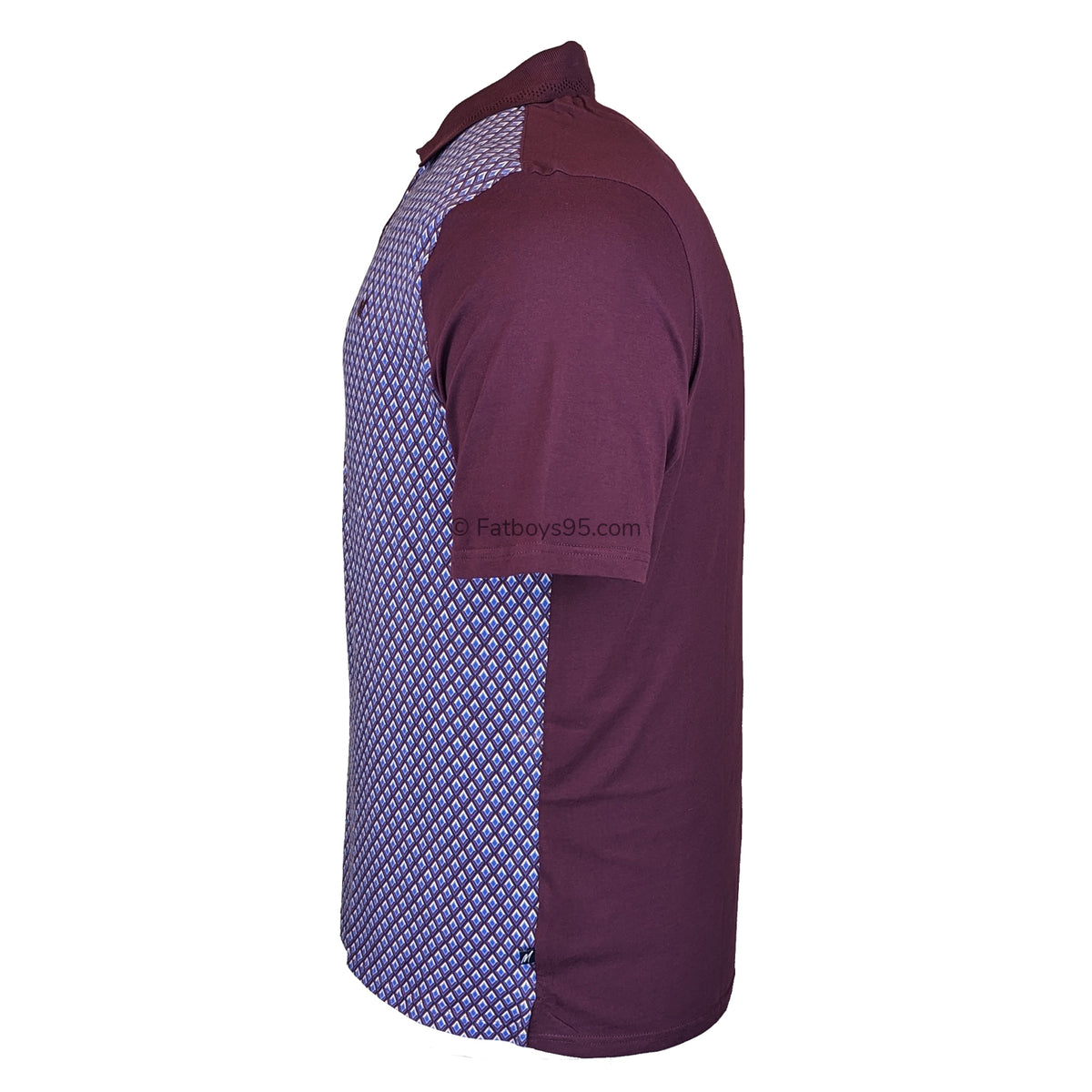 Mish Mash Polo - 22843 - Nash - Plum & Navy 4