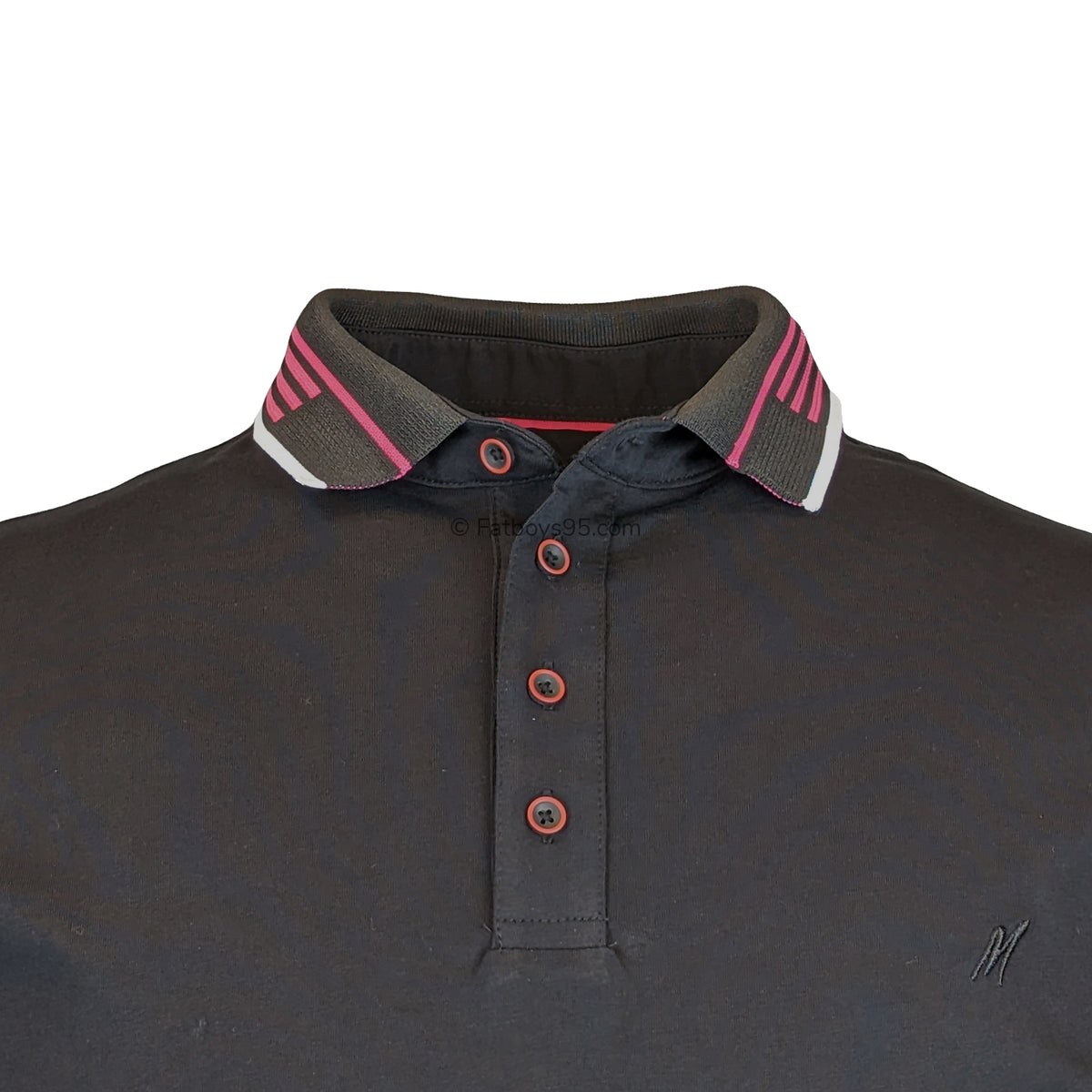 Mish Mash Polo - 22885 - Oslo - Black / Pink 2