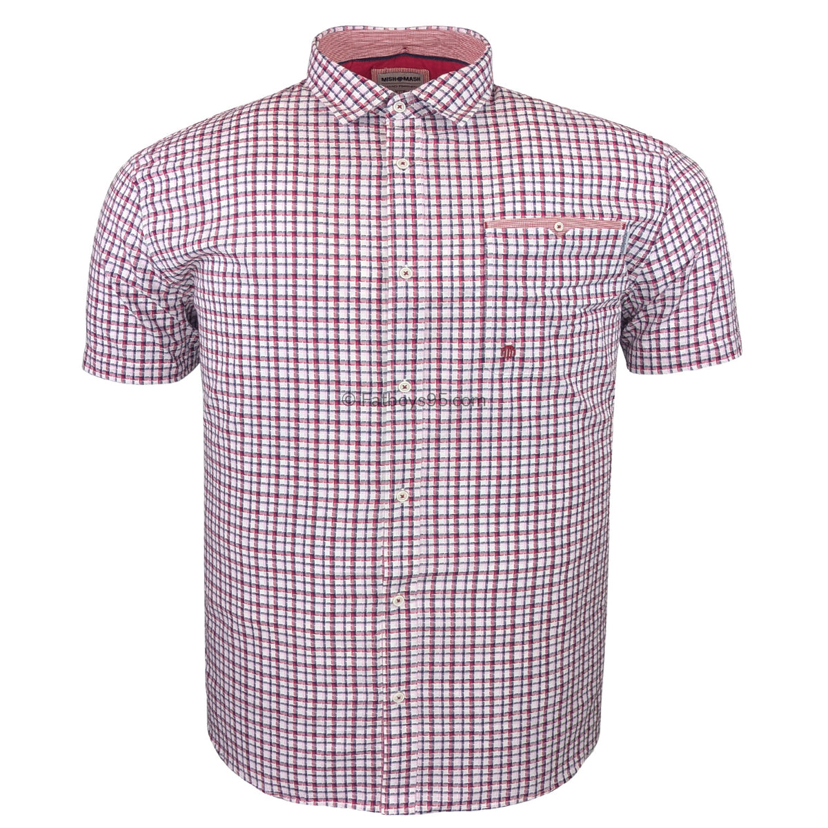 Mish Mash S/S Shirt - 2293 - Aries - Red Check 1