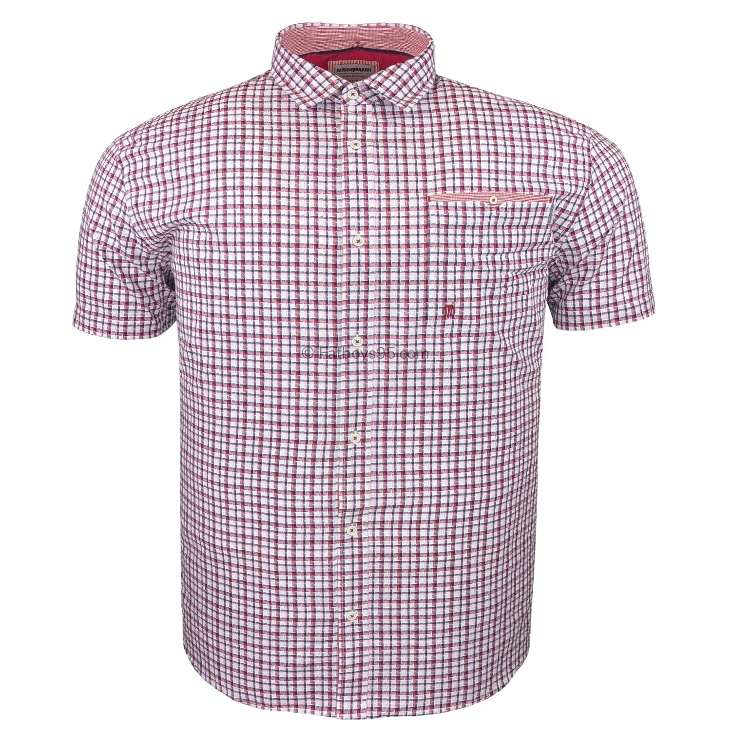Mish Mash S/S Shirt - 2293 - Aries - Red Check 1