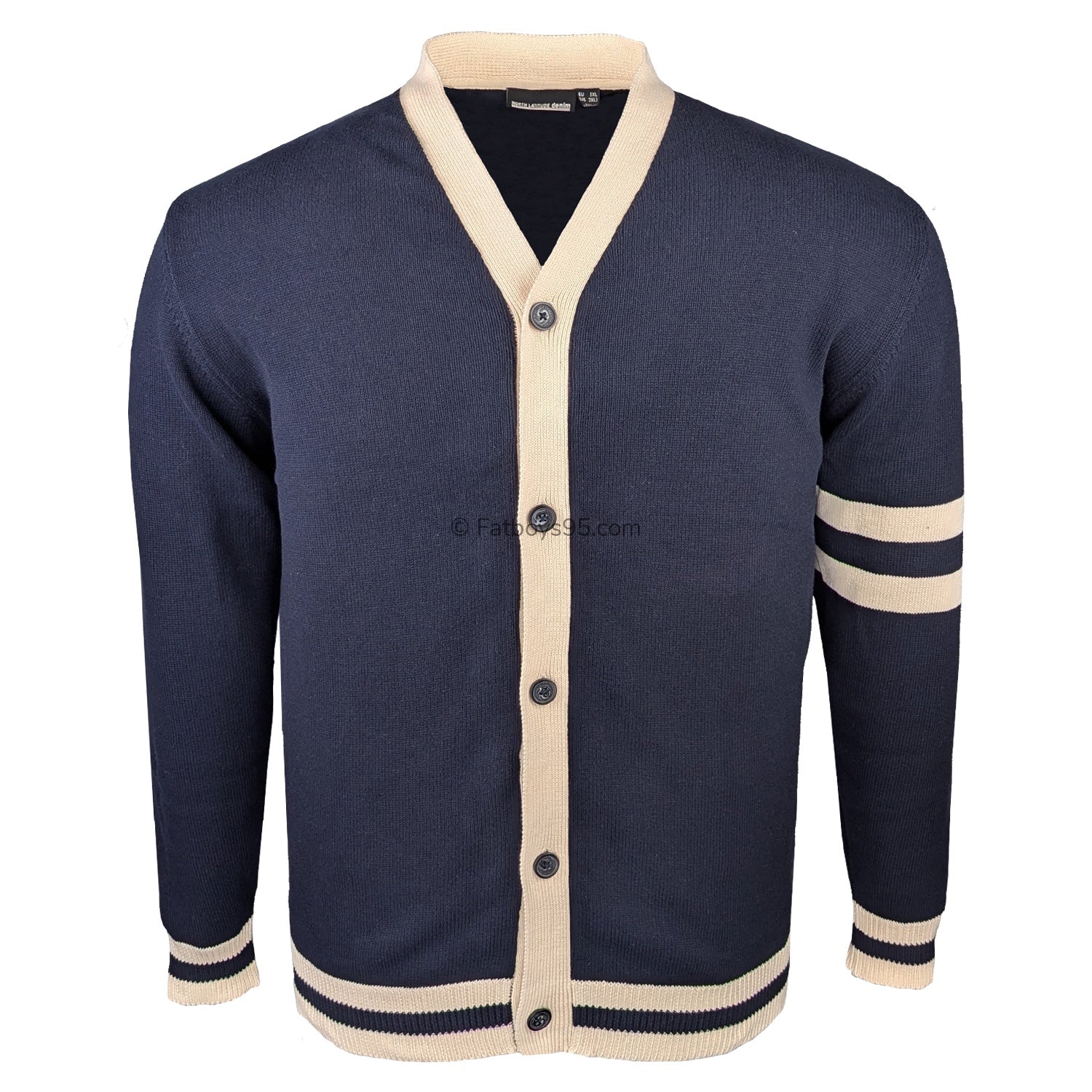 North Latitude Denim Knitted Cardigan - 53338 - Night Sky 1