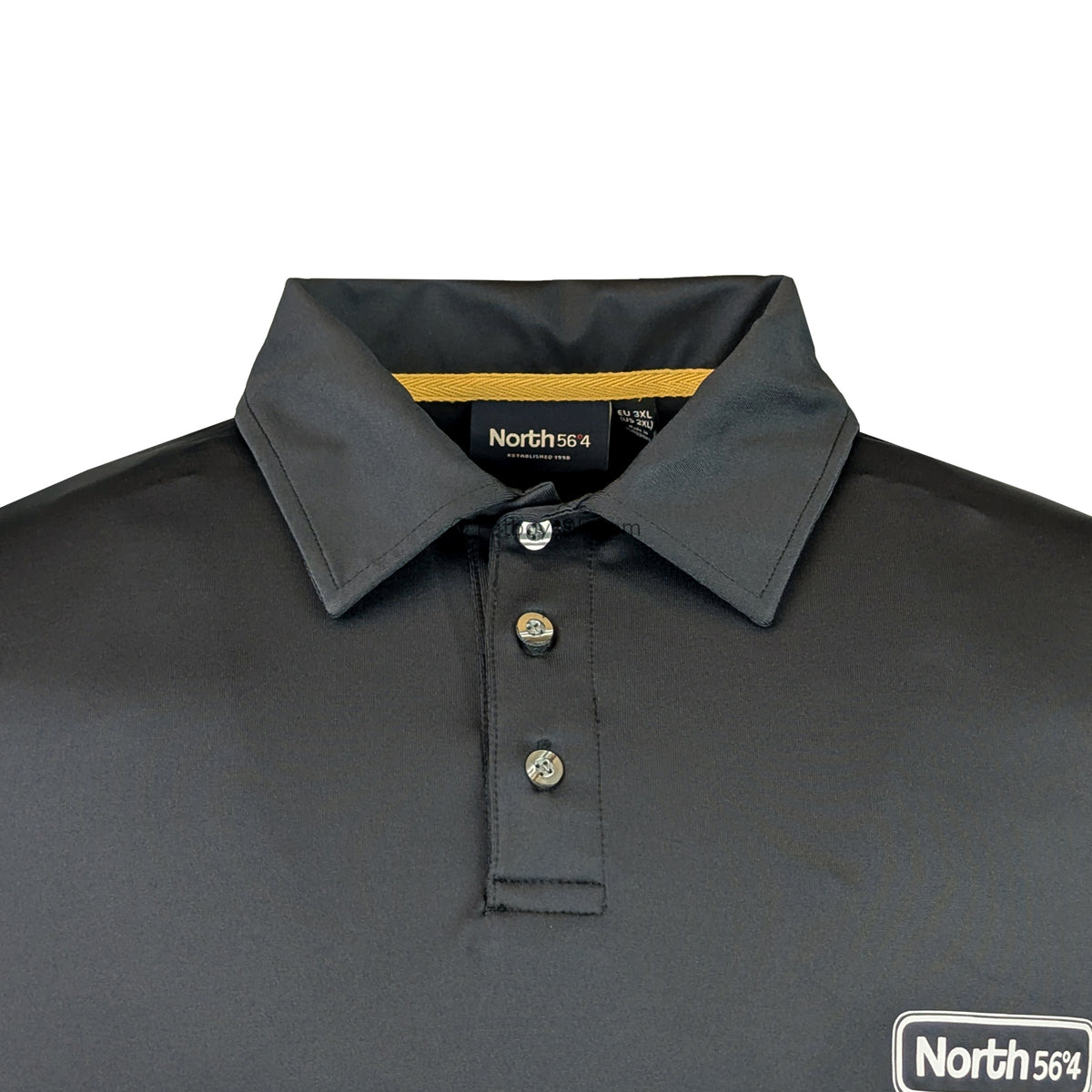 North 56°4 Long Sleeve Polo - 83174 - Black 2