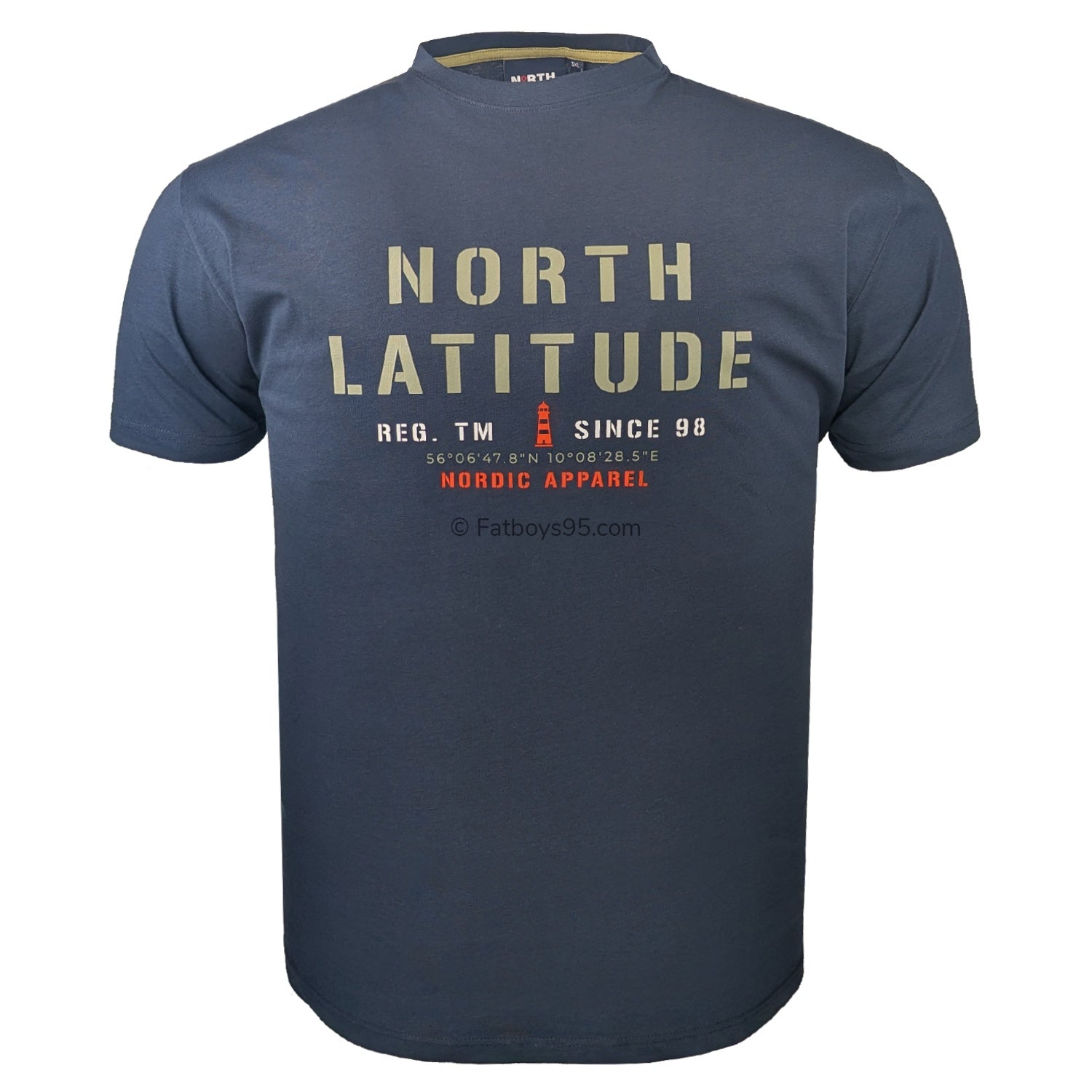 North Latitude Logo T-Shirt - 99135 - Navy Blue