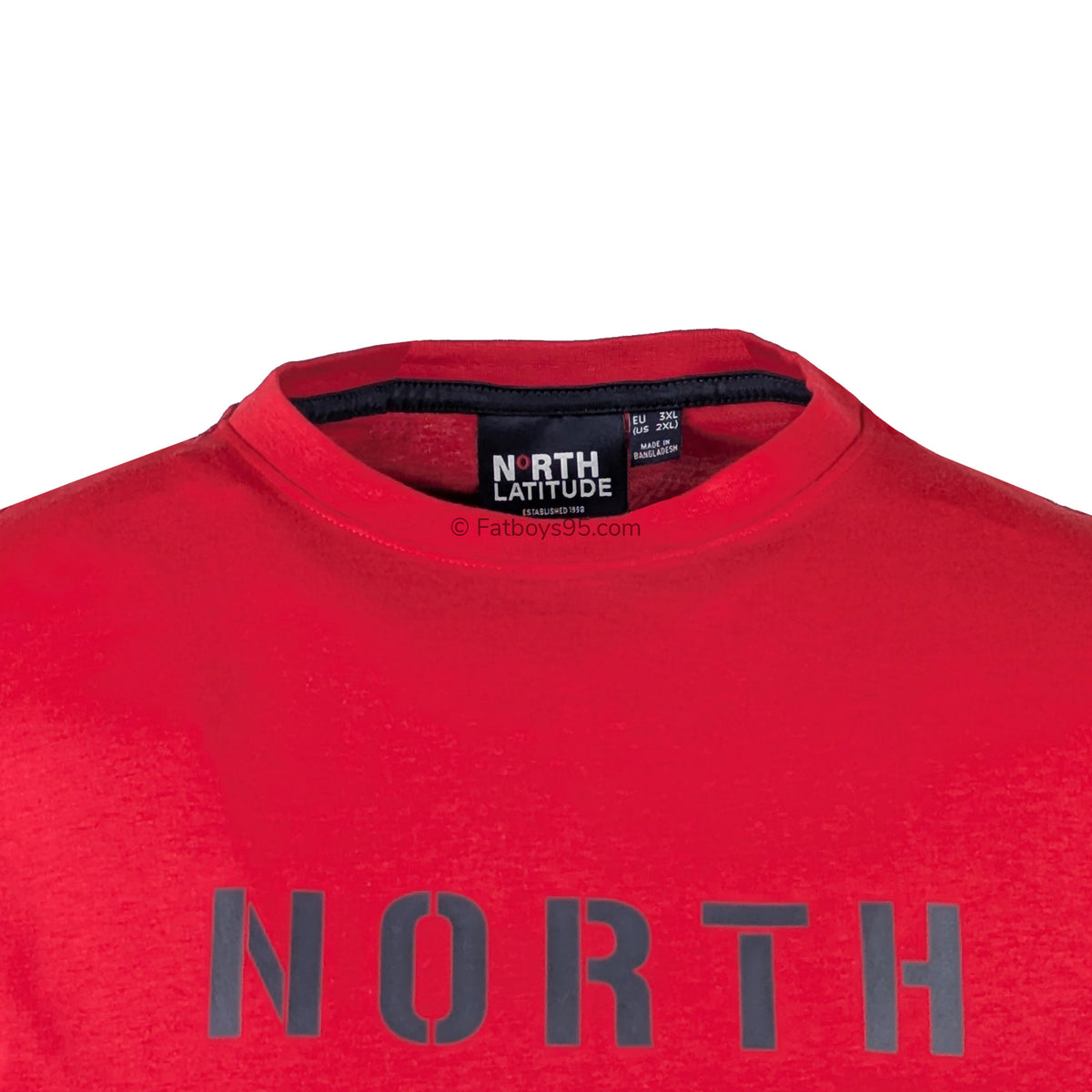 North Latitude Logo T-Shirt - 99135 - Red 2