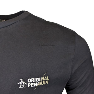 Penguin T-Shirt - OJKB0700 - True Black 2