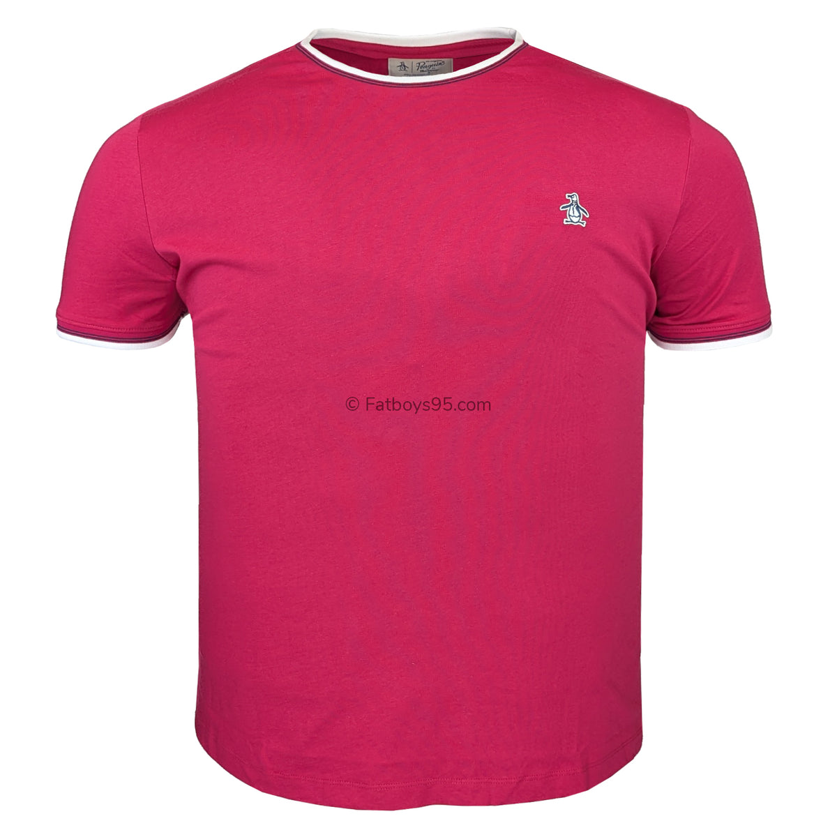 Penguin T-Shirt - OJKS3718 - Sangria 1