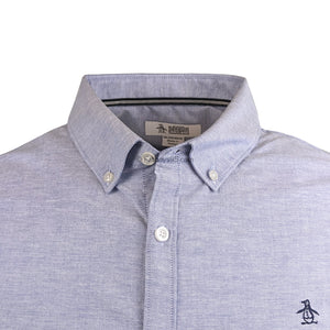 Penguin Oxford S/S Shirt - OJWB0037 - Amparo Blue 2