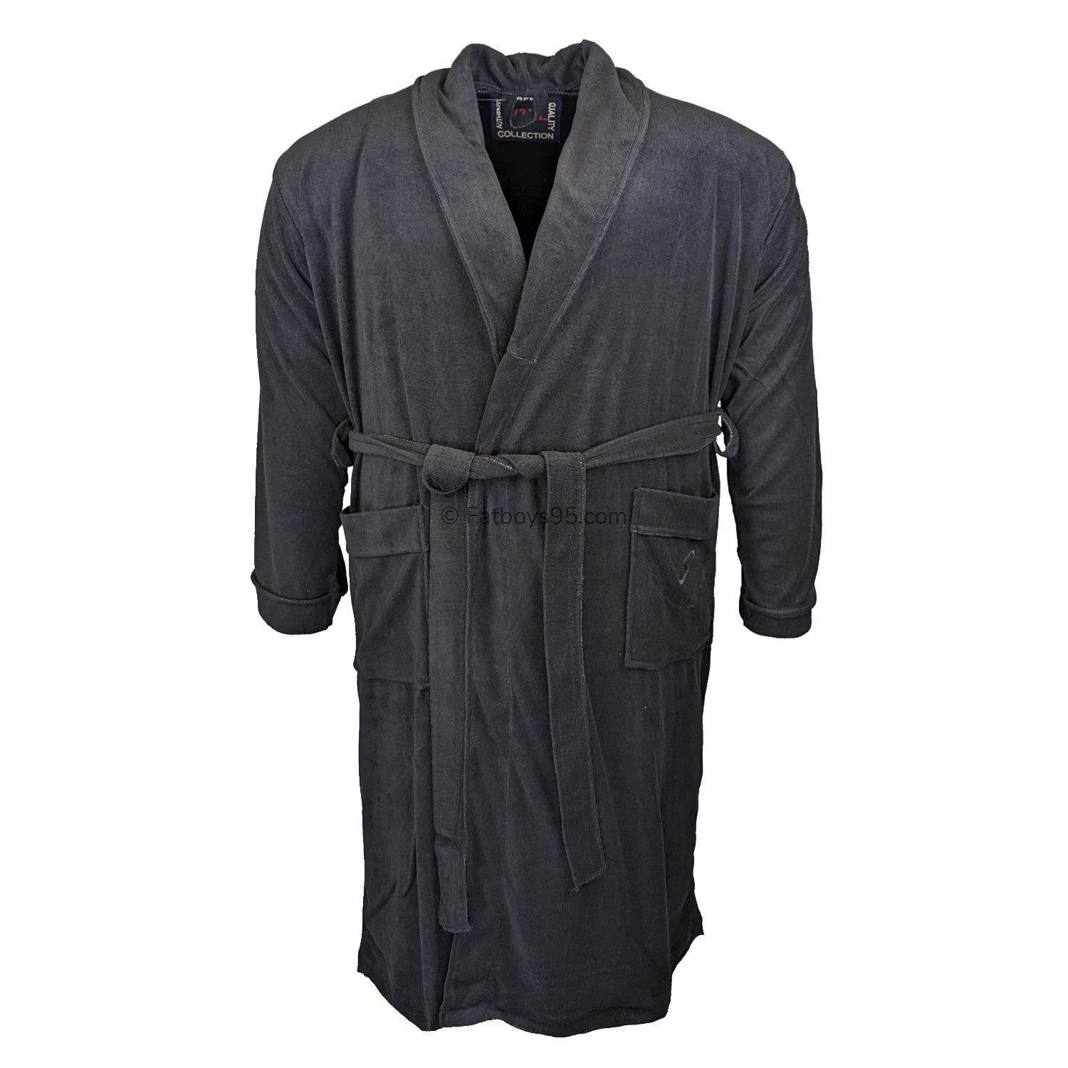 Men's Lightweight Fleece Robe with Hood, Soft Bathrobe – Alexander Del Rossa