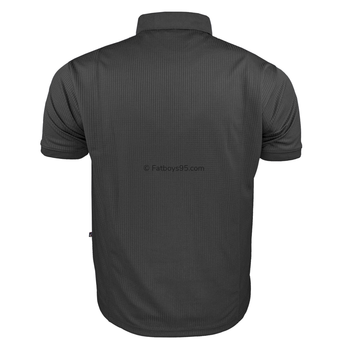 Perfect Collection Plain Mesh Polo - Black 4