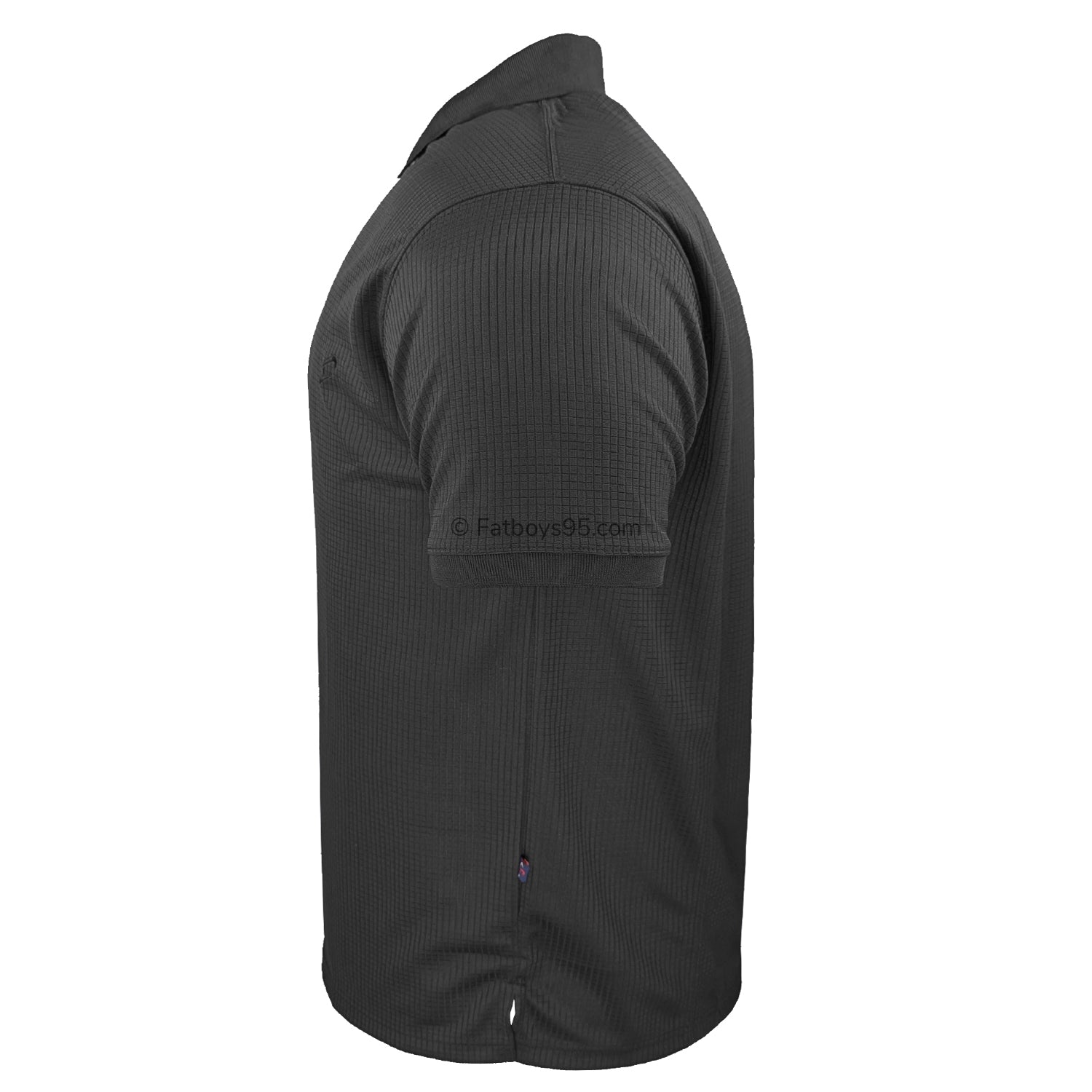 Perfect Collection Plain Mesh Polo - Black 5