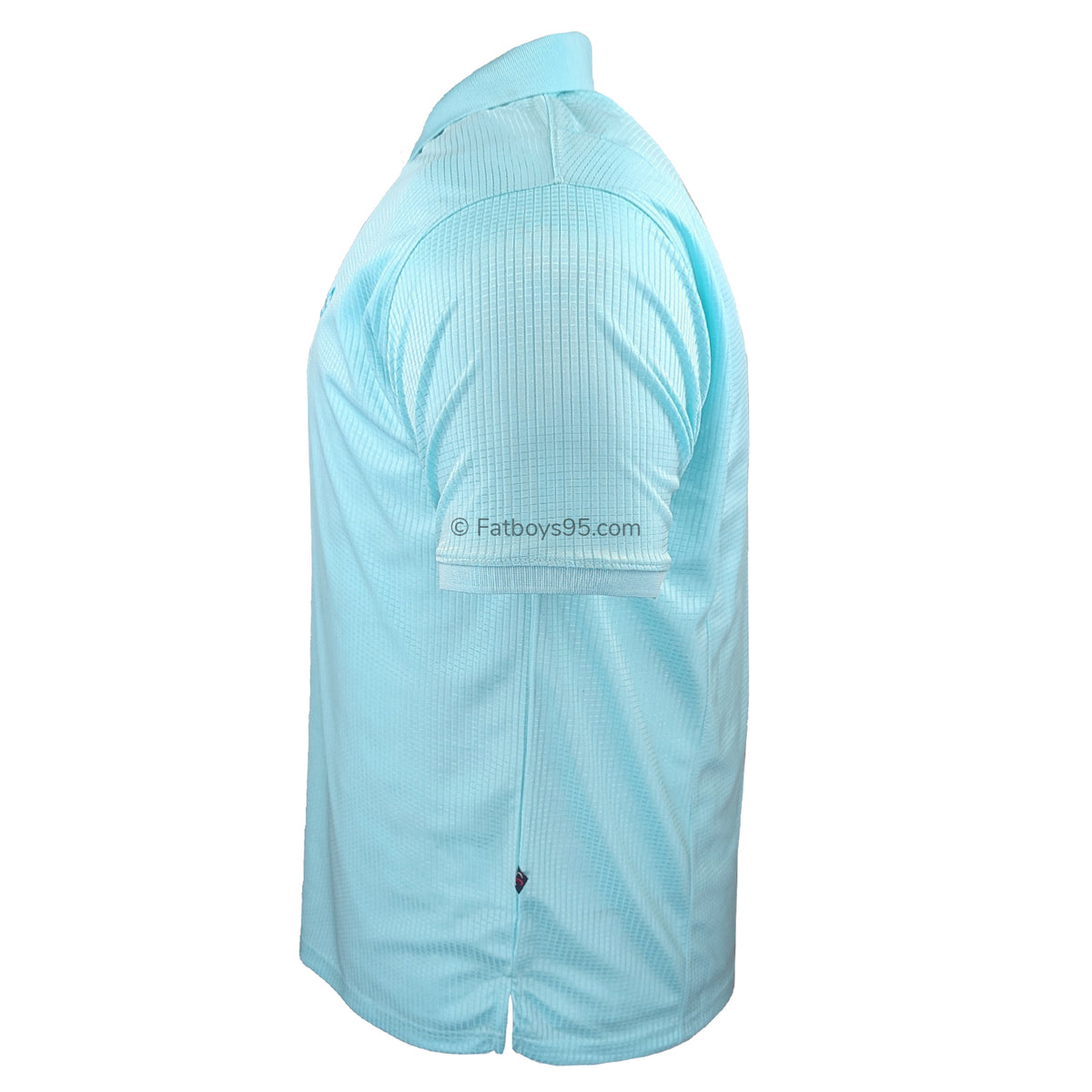 Perfect Collection Plain Mesh Polo - Light Blue 5