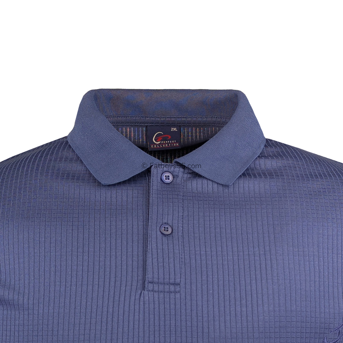 Perfect Collection Plain Mesh Polo - Navy 2