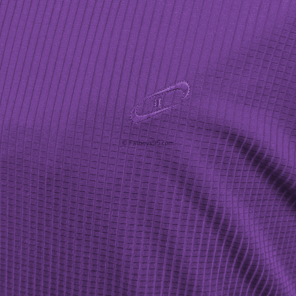 Perfect Collection Plain Mesh Polo - Purple 3