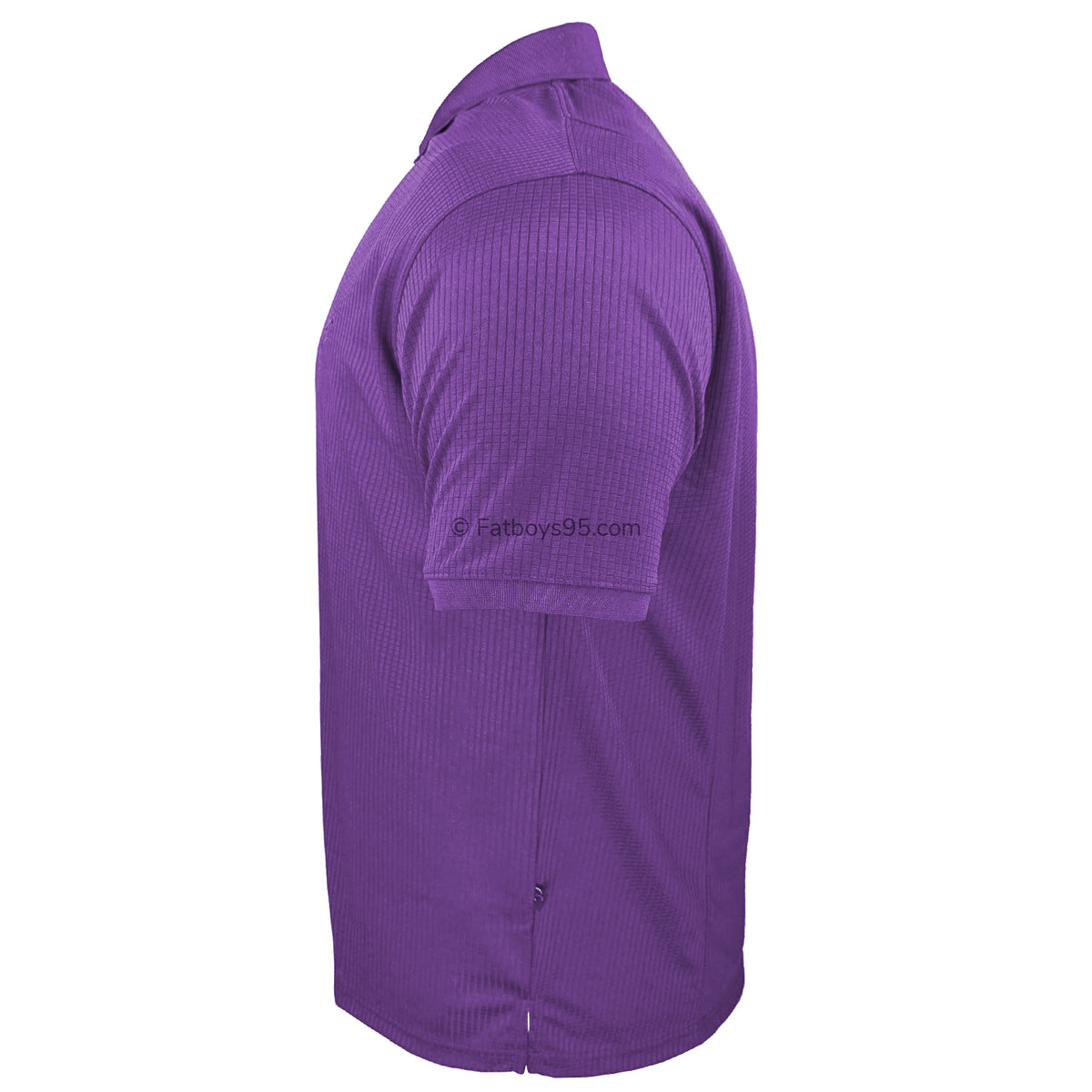 Perfect Collection Plain Mesh Polo - Purple 5