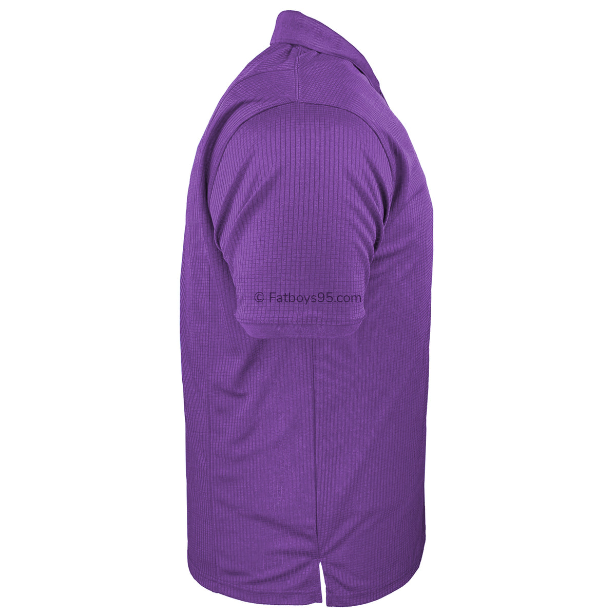 Perfect Collection Plain Mesh Polo - Purple 6