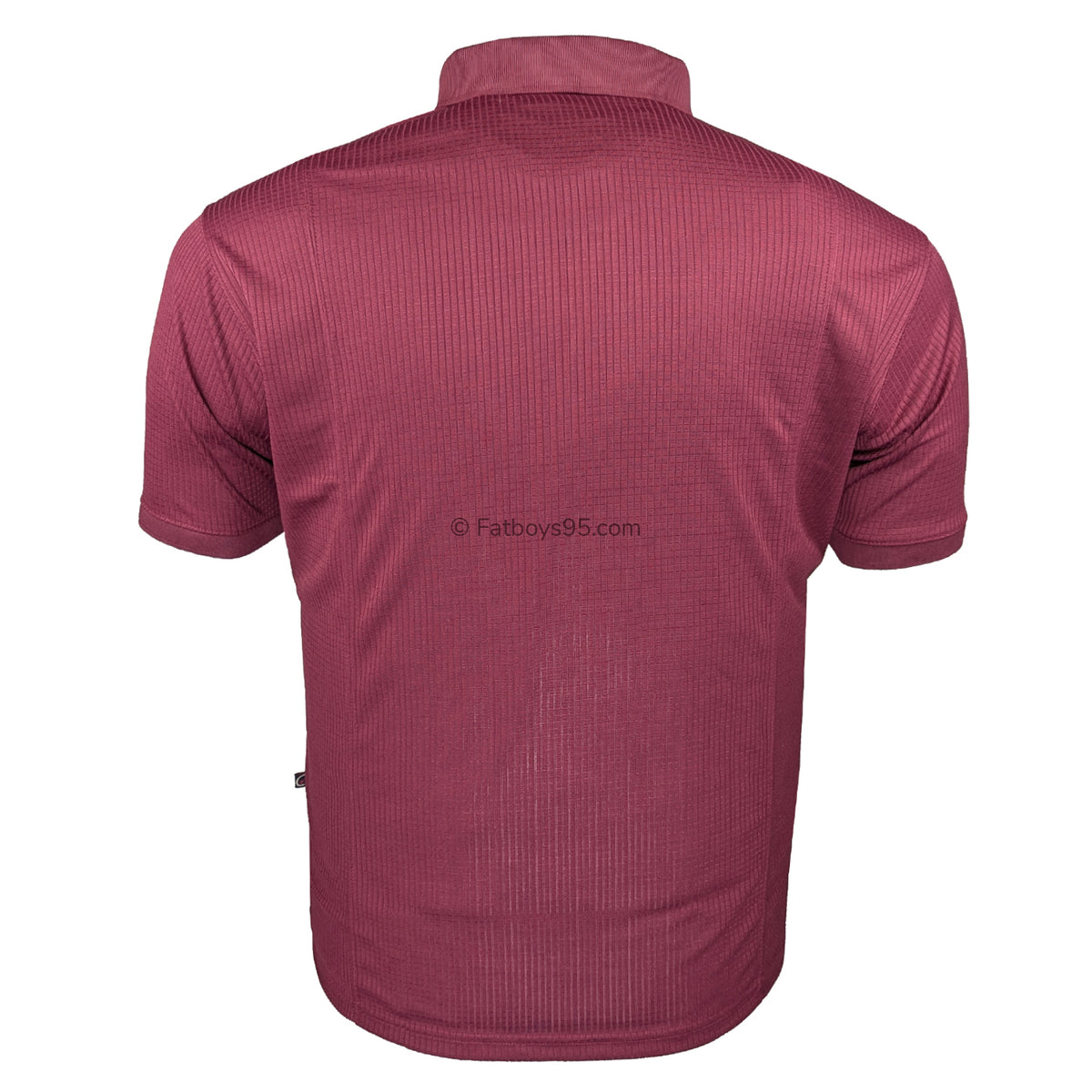 Perfect Collection Plain Mesh Polo - Wine 4