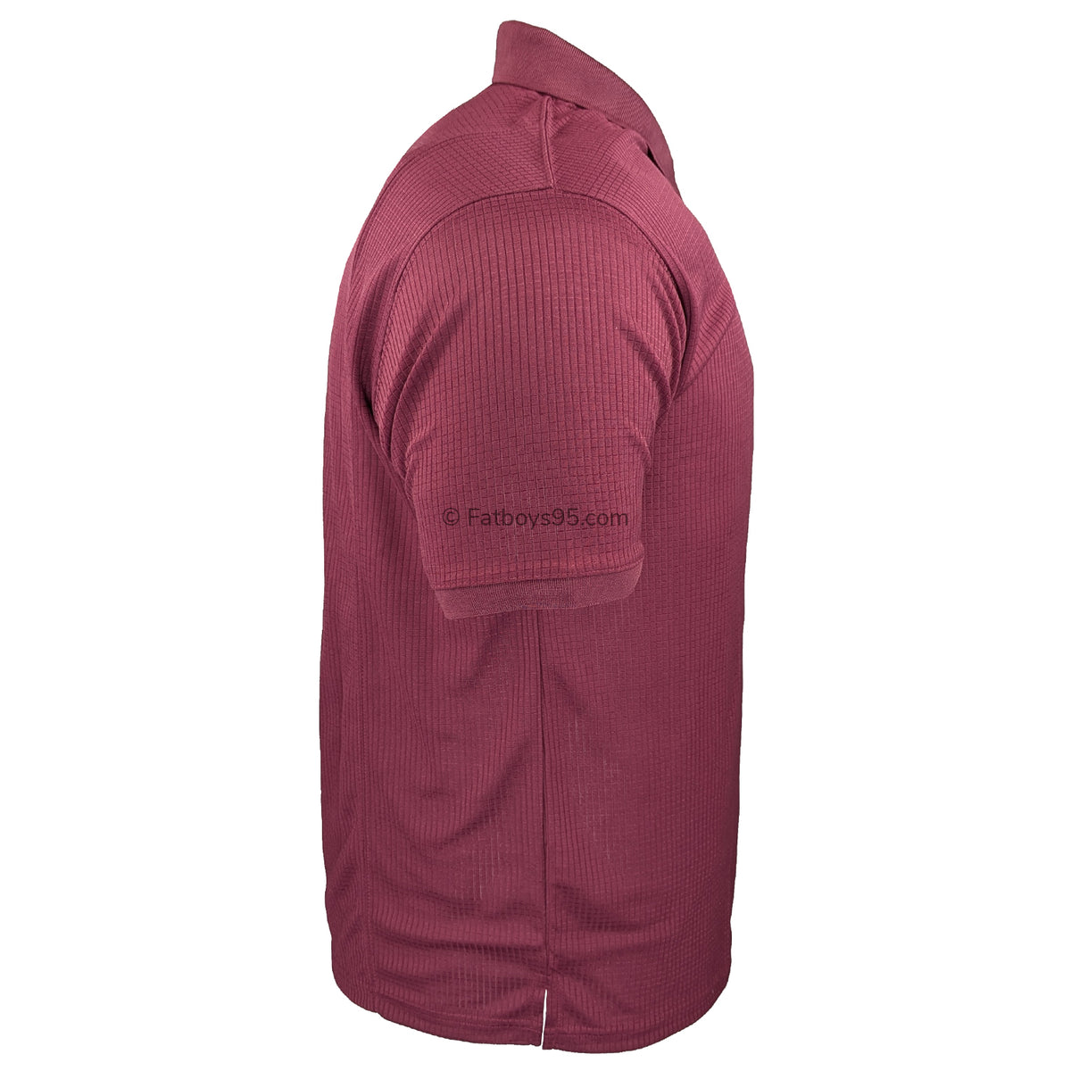 Perfect Collection Plain Mesh Polo - Wine 6