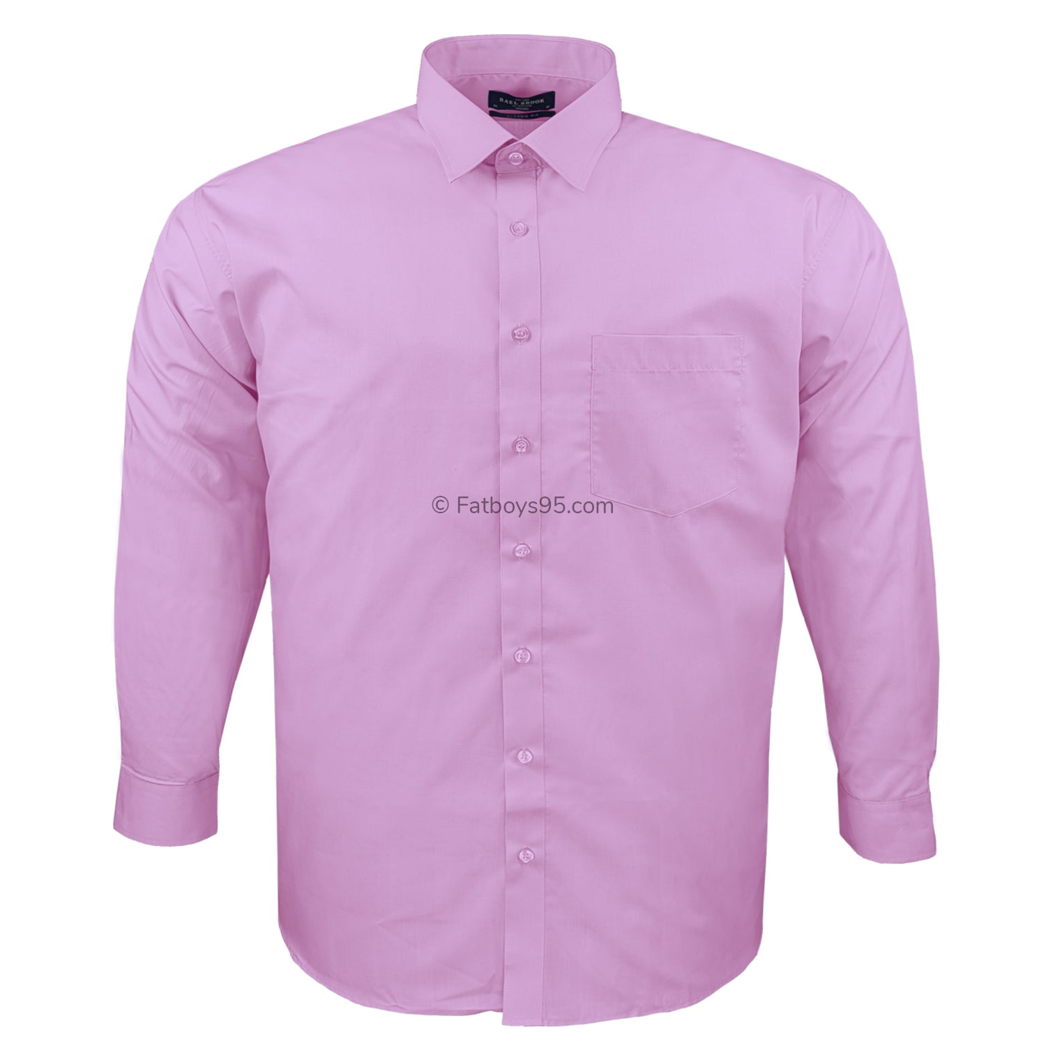 Rael Brook Plain L/S Shirt - 8073 - Orchid 1