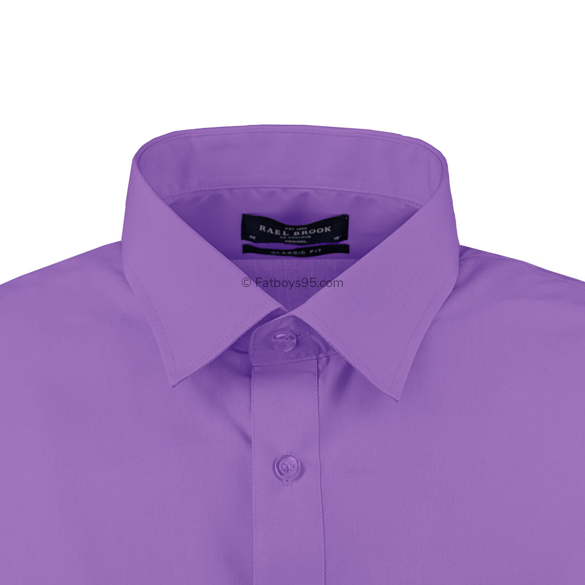Rael Brook Plain L/S Shirt - 8079 - Violet 2