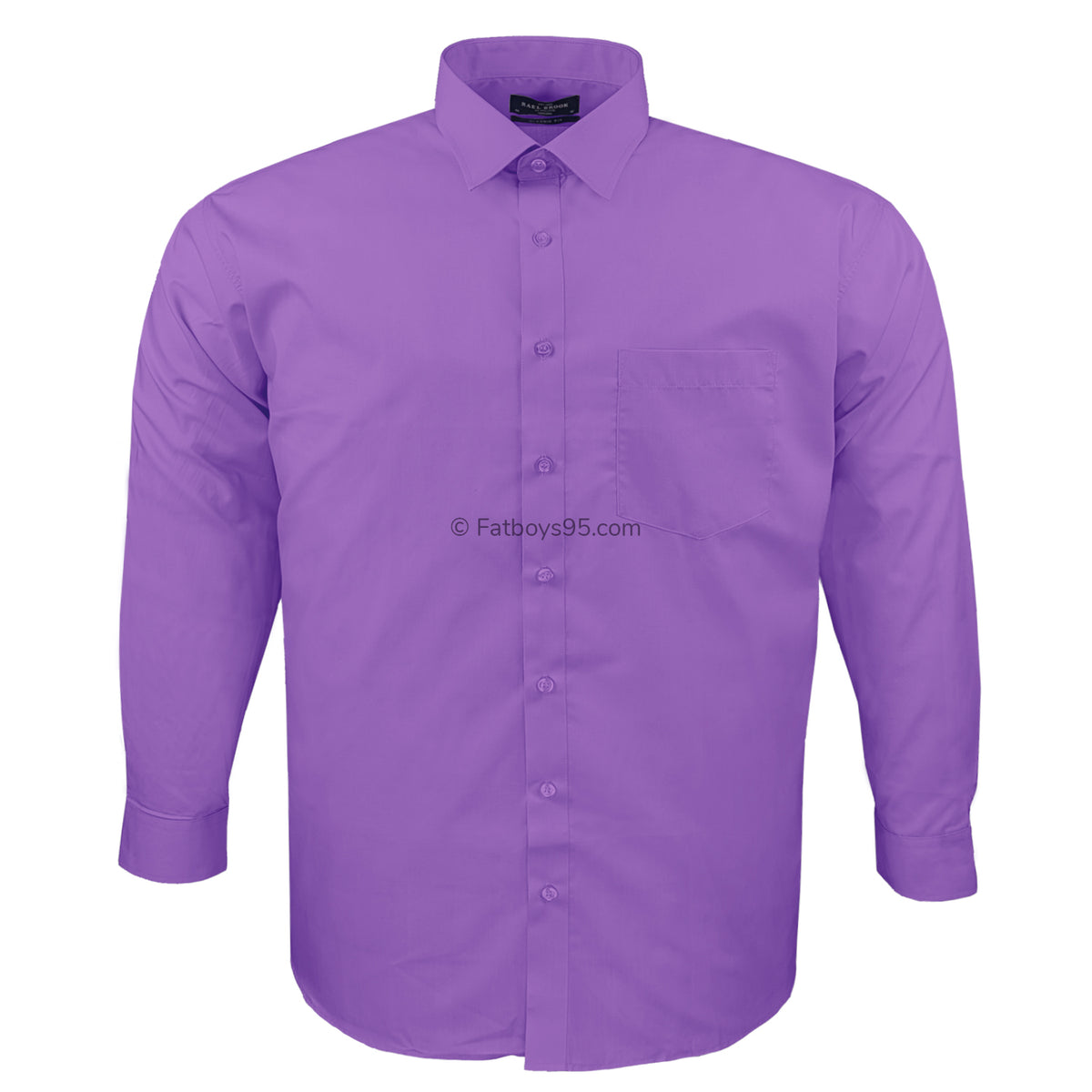 Rael Brook Plain L/S Shirt - 8079 - Violet 1
