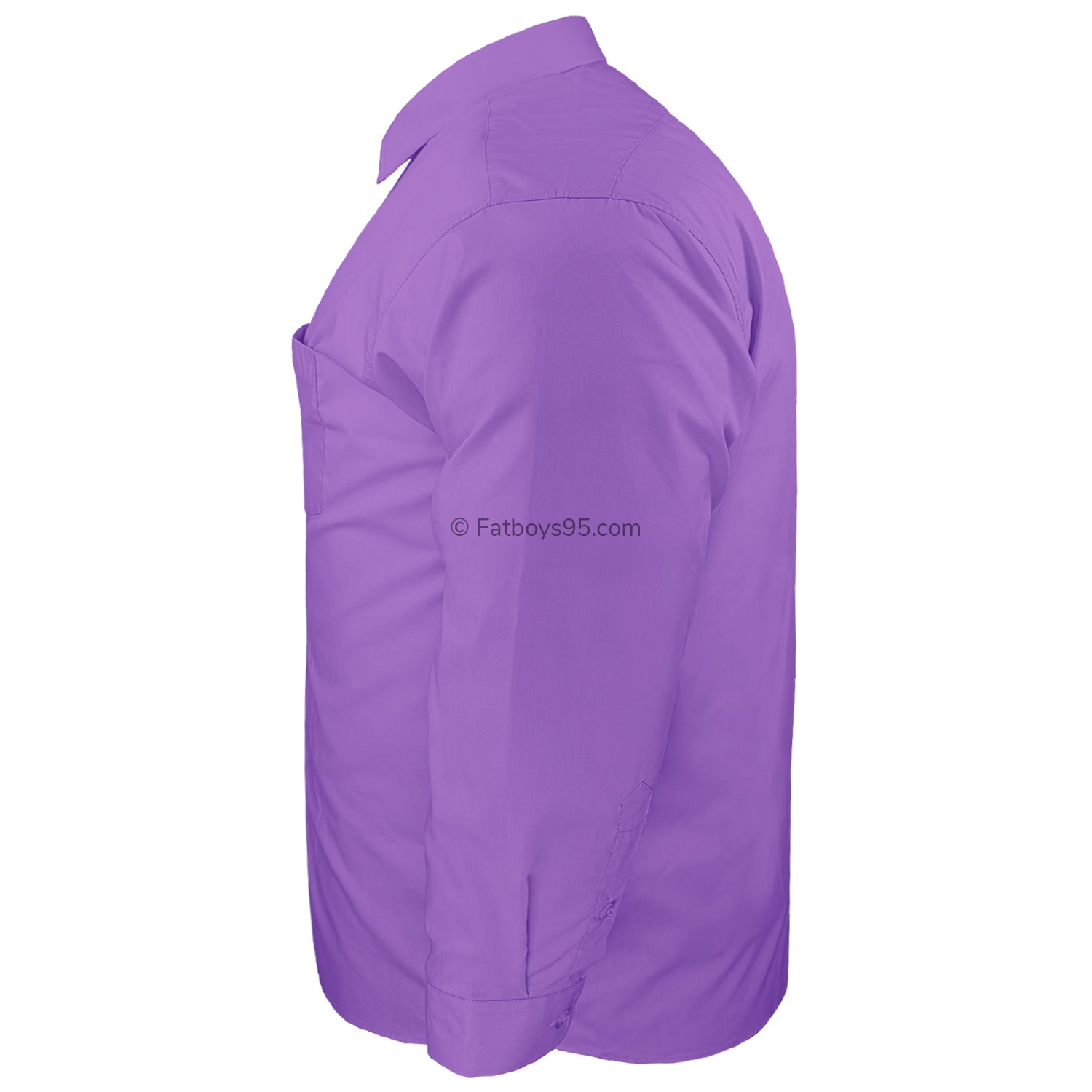 Rael Brook Plain L/S Shirt - 8079 - Violet 4