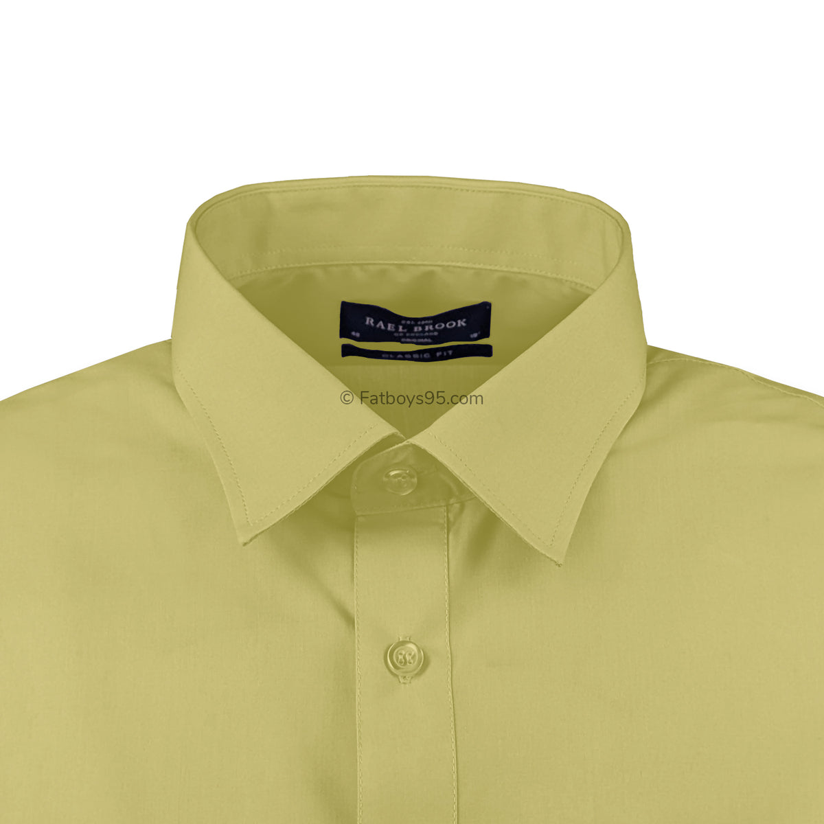 Rael Brook Plain L/S Shirt - 8080 - Mustard 2