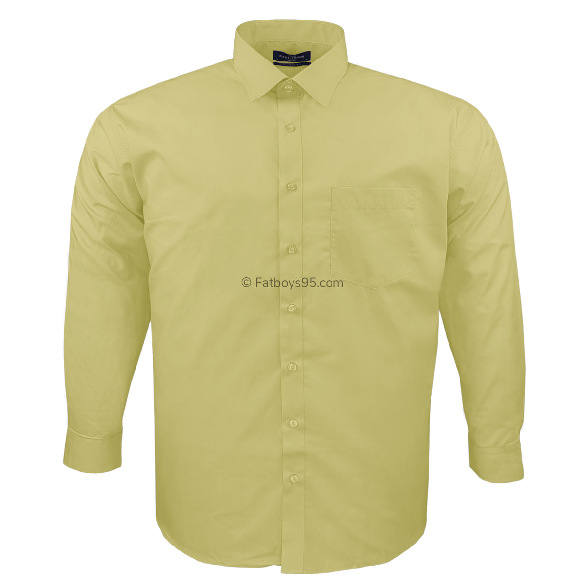 Rael Brook Plain L/S Shirt - 8080 - Mustard 1