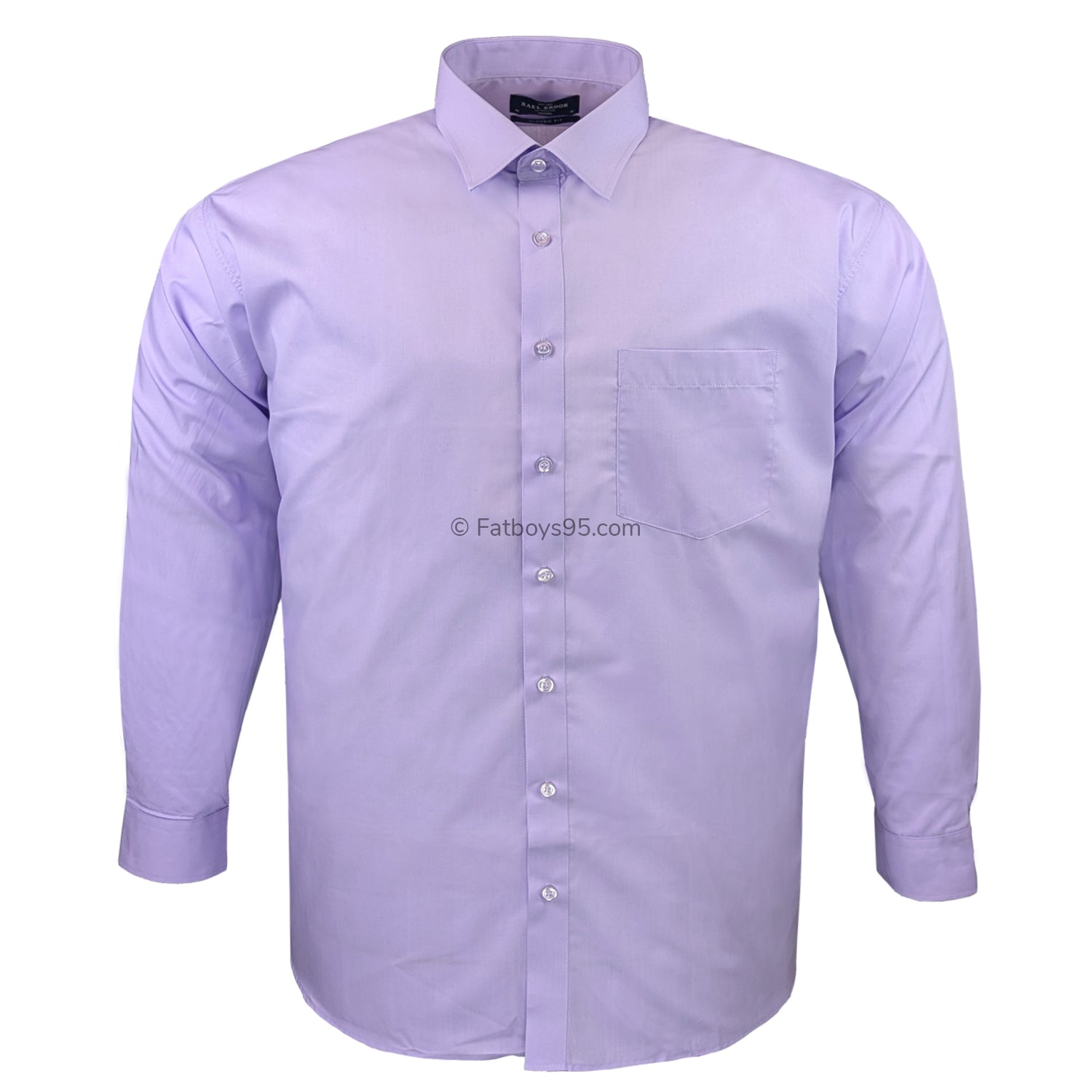 Rael Brook Plain L/S Shirt - 8082 - Lilac 1