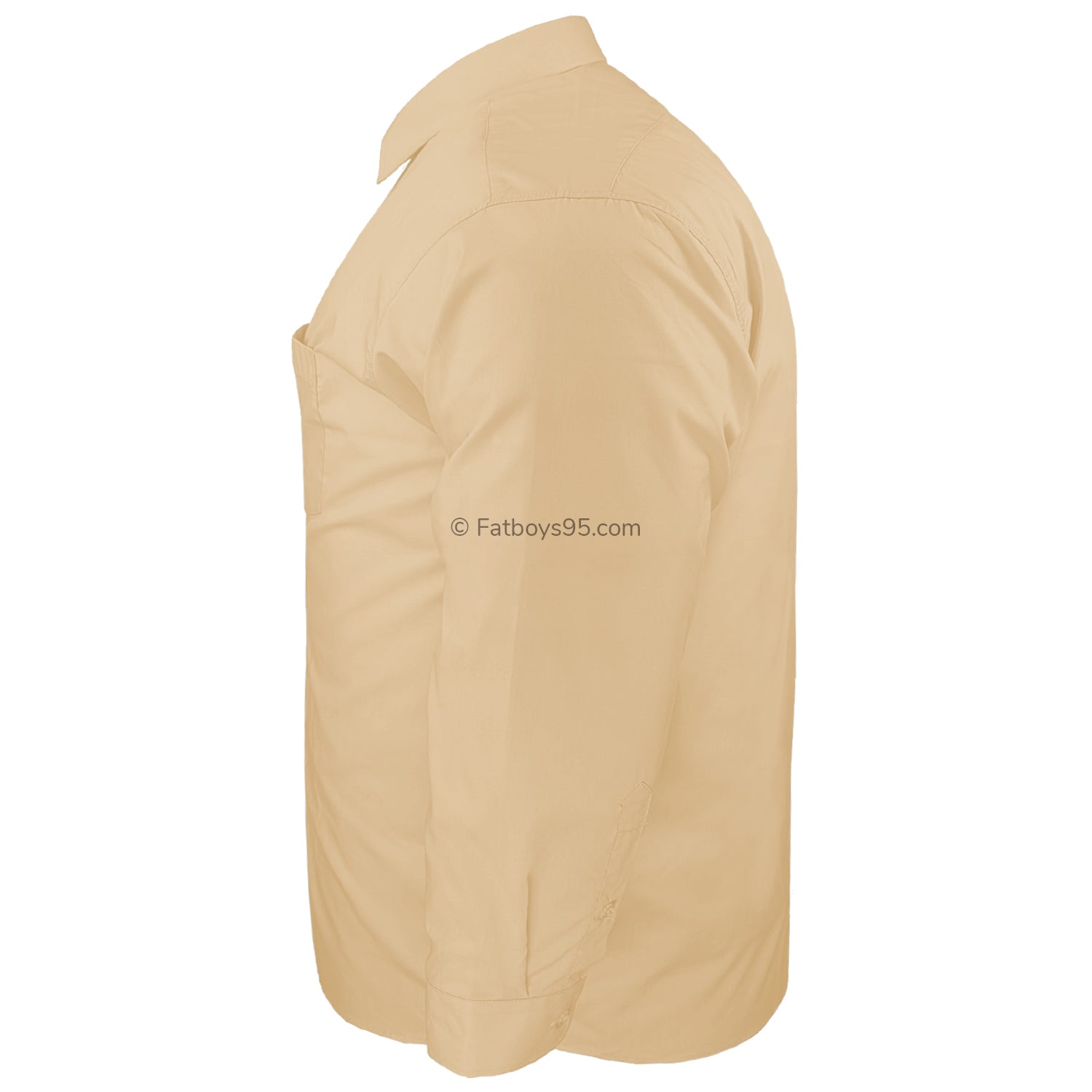 Rael Brook Plain L/S Shirt - 8858 - Peach 4