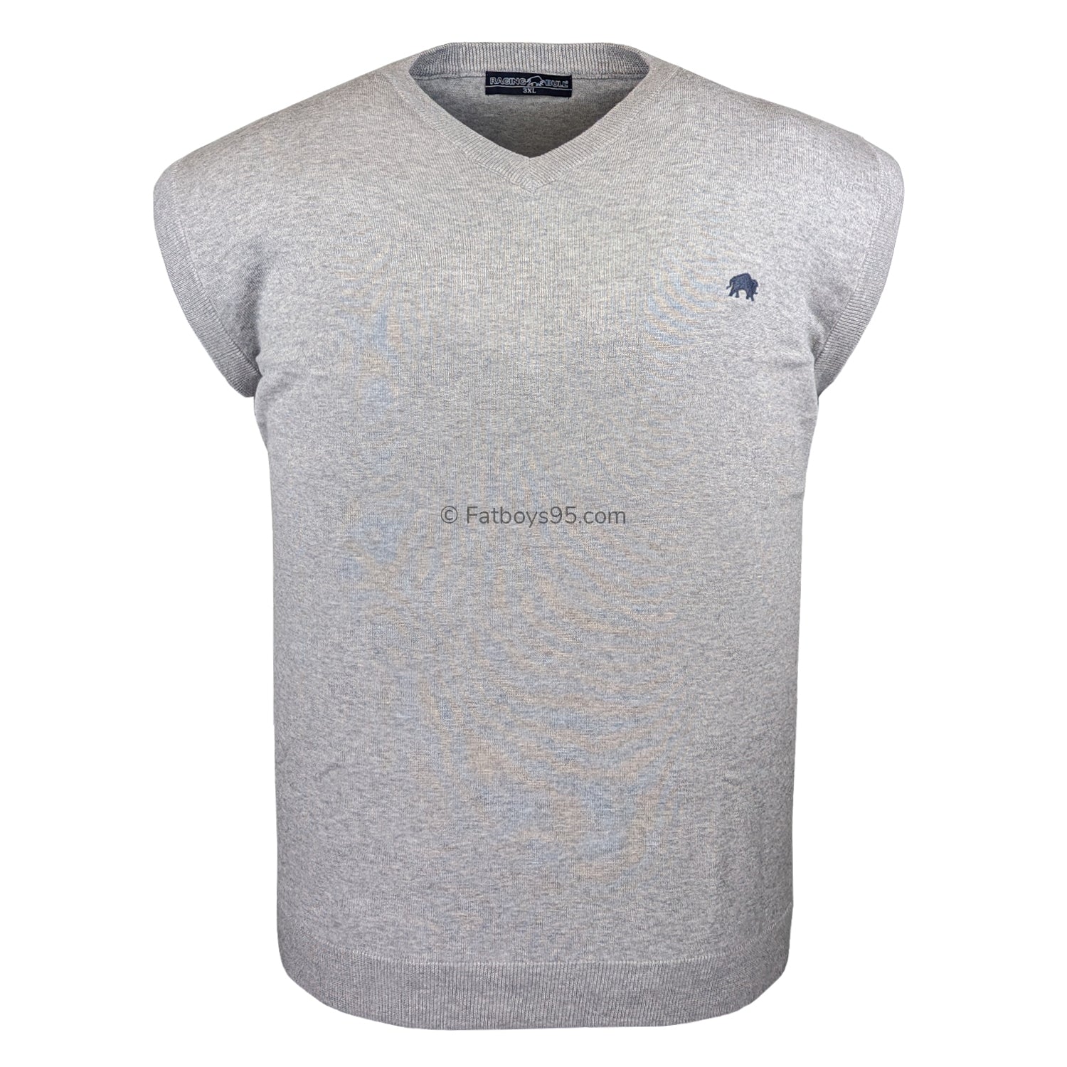 Raging Bull Sleeveless Sweater - S1447 - Grey 1