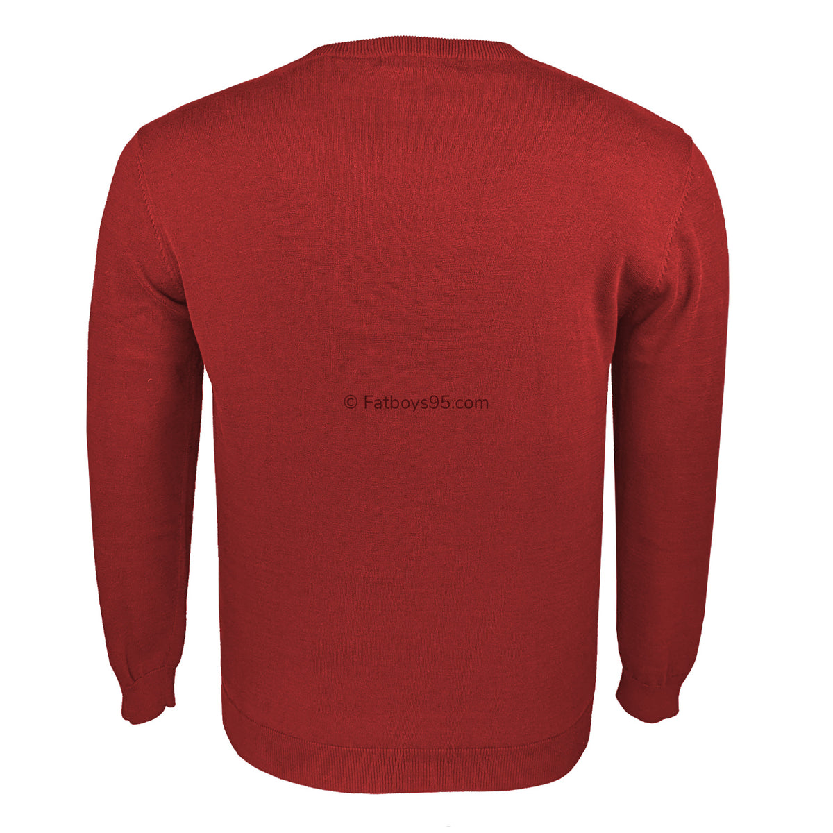 Raging Bull V Neck Sweater - SS1348 - Wine 2