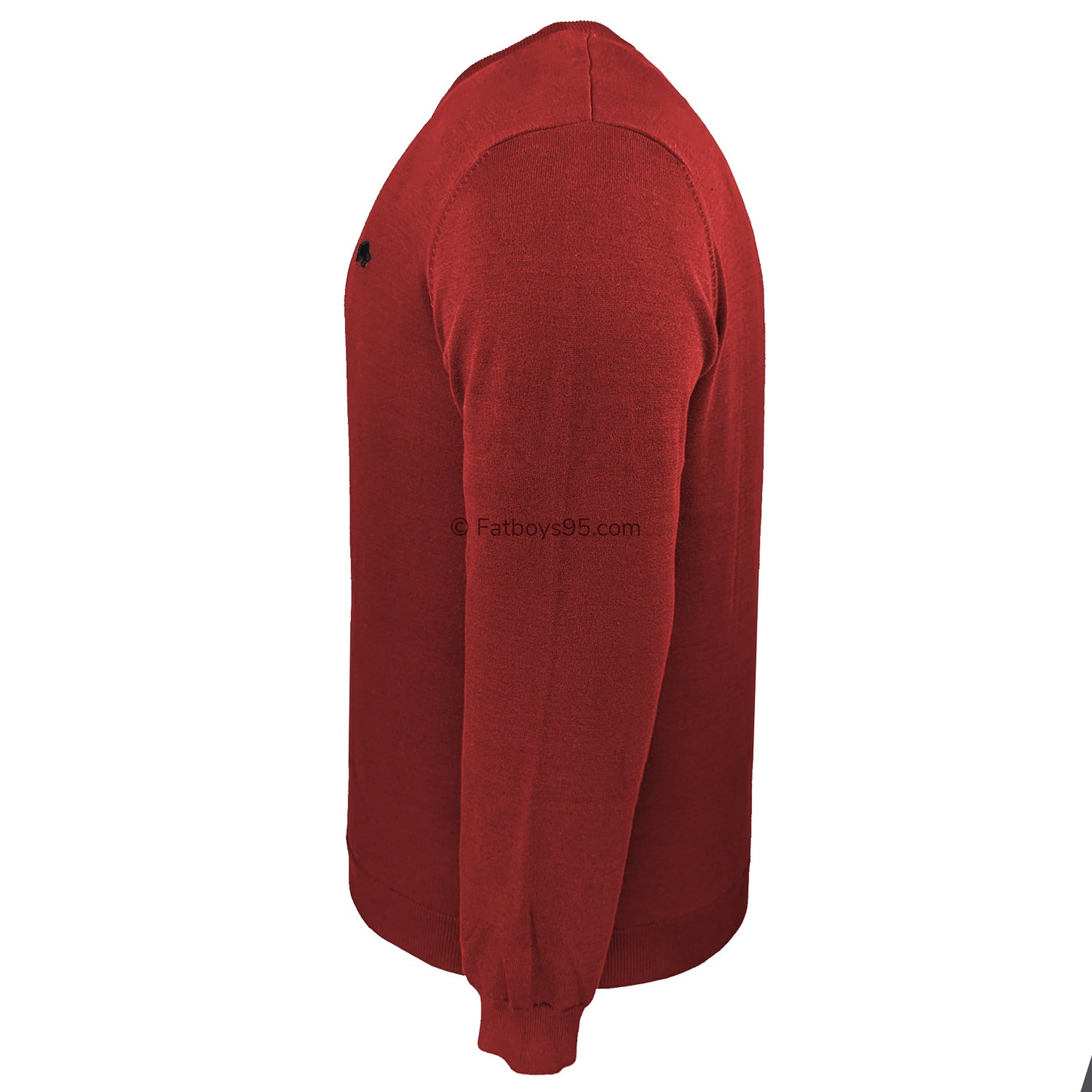 Raging Bull V Neck Sweater - SS1348 - Wine 3