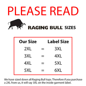 Raging Bull Quarter Zip Jumper - S1448 - Grey Marl