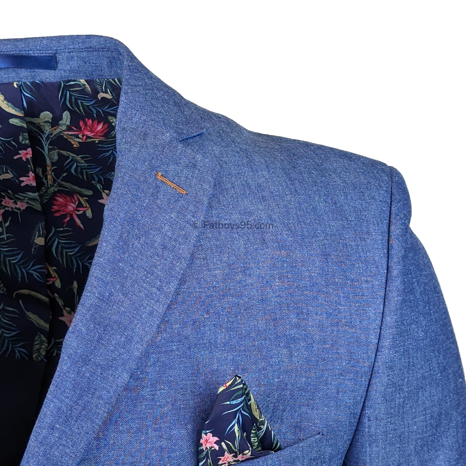 Scott Linen Sports Jacket - S23110J - Blue 2