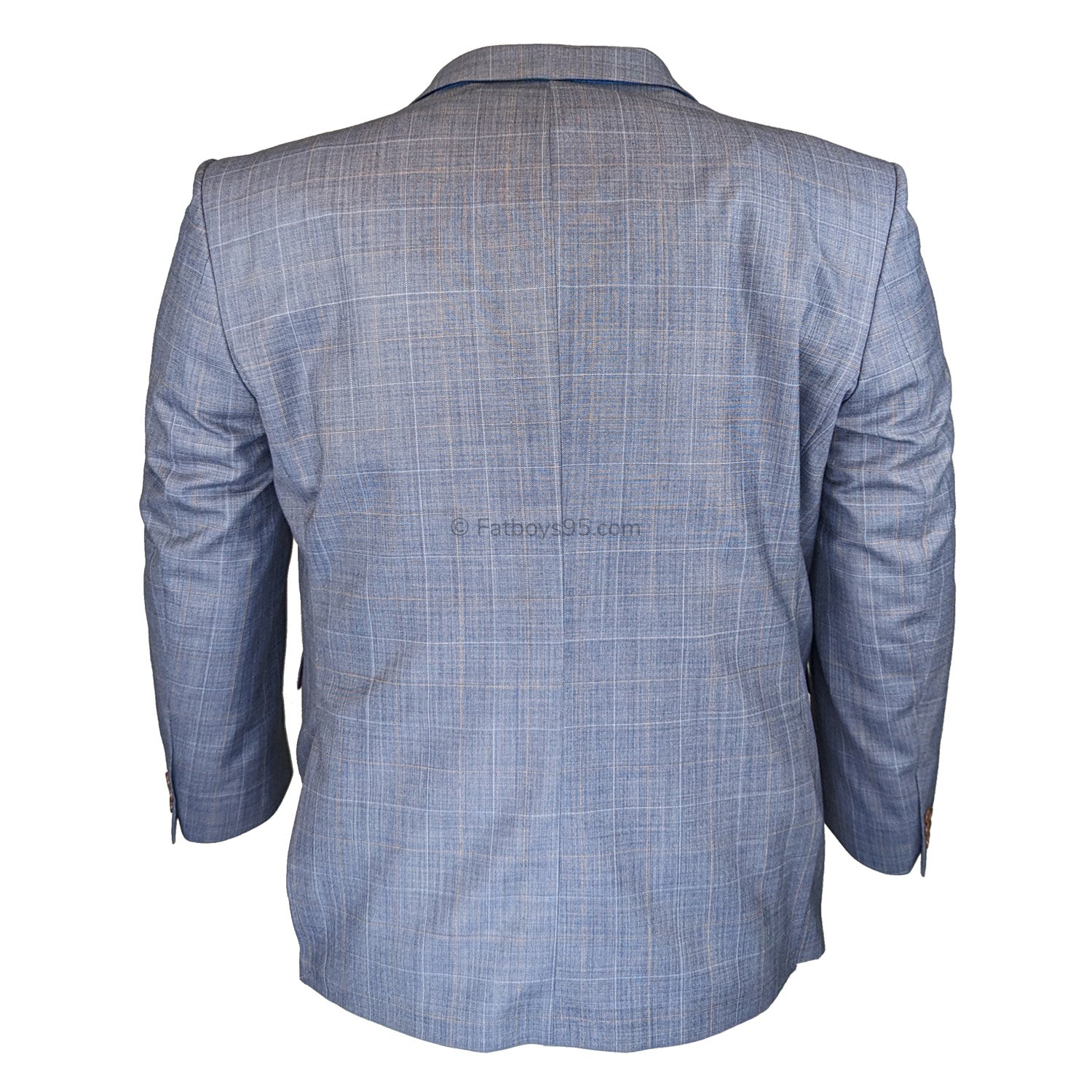 Scott Suit Jacket - SS19204 - Light Blue Check 3