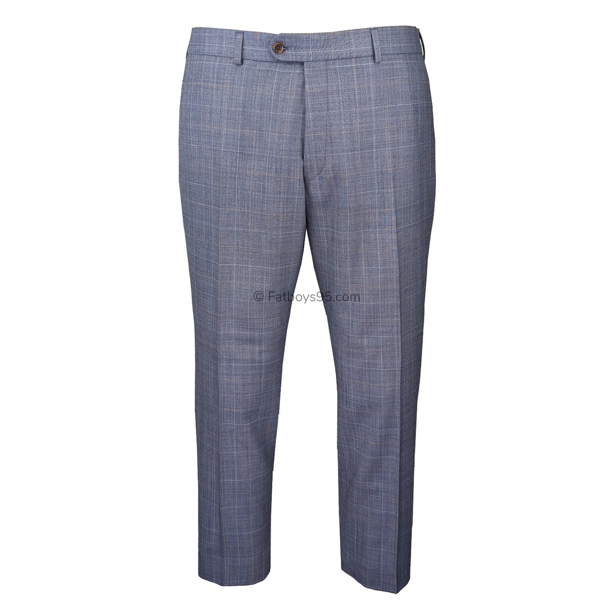 Scott Suit Trousers - SS19204 - Light Blue Check 1